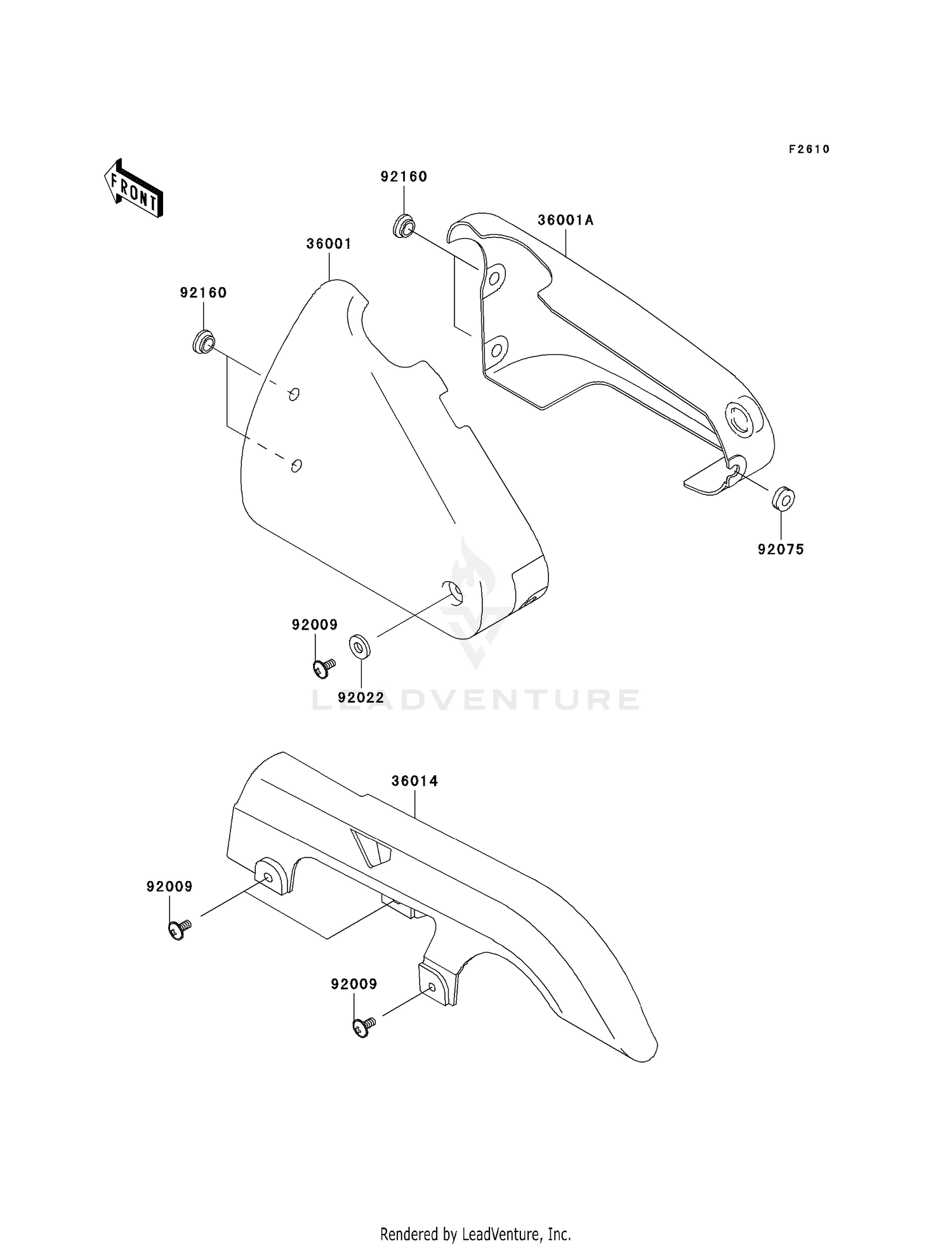 SIDE COVERS/CHAIN COVER