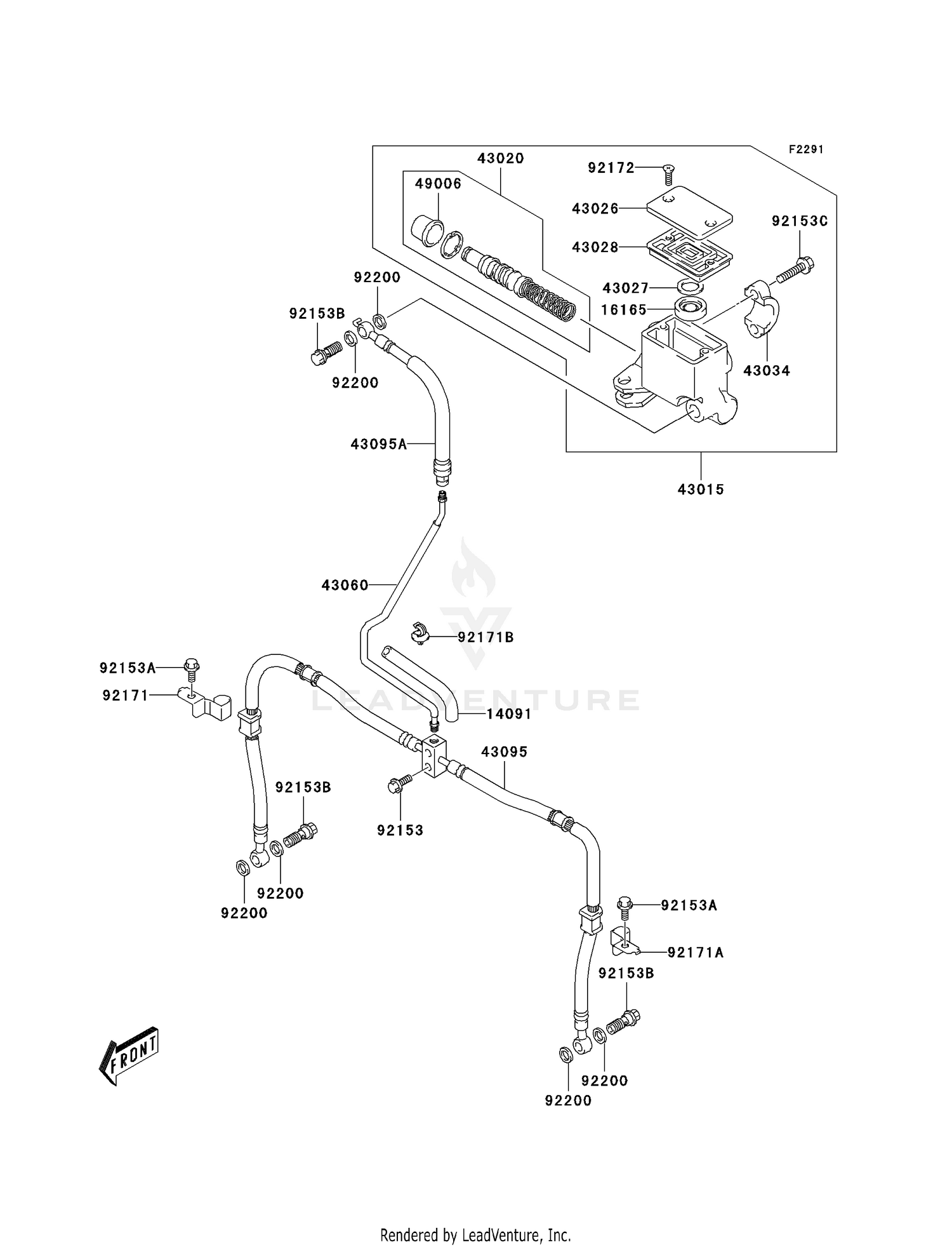 FRONT MASTER CYLINDER