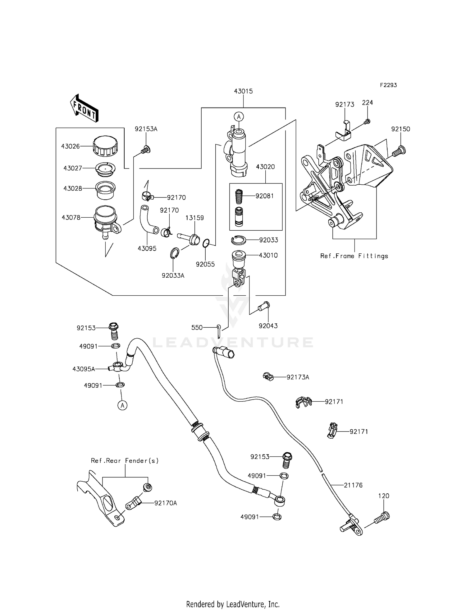 REAR MASTER CYLINDER