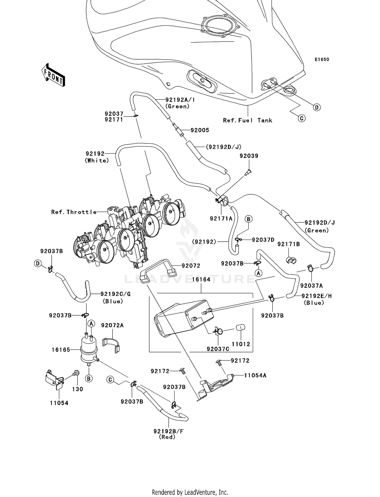 FUEL EVAPORATIVE SYSTEM (CA)