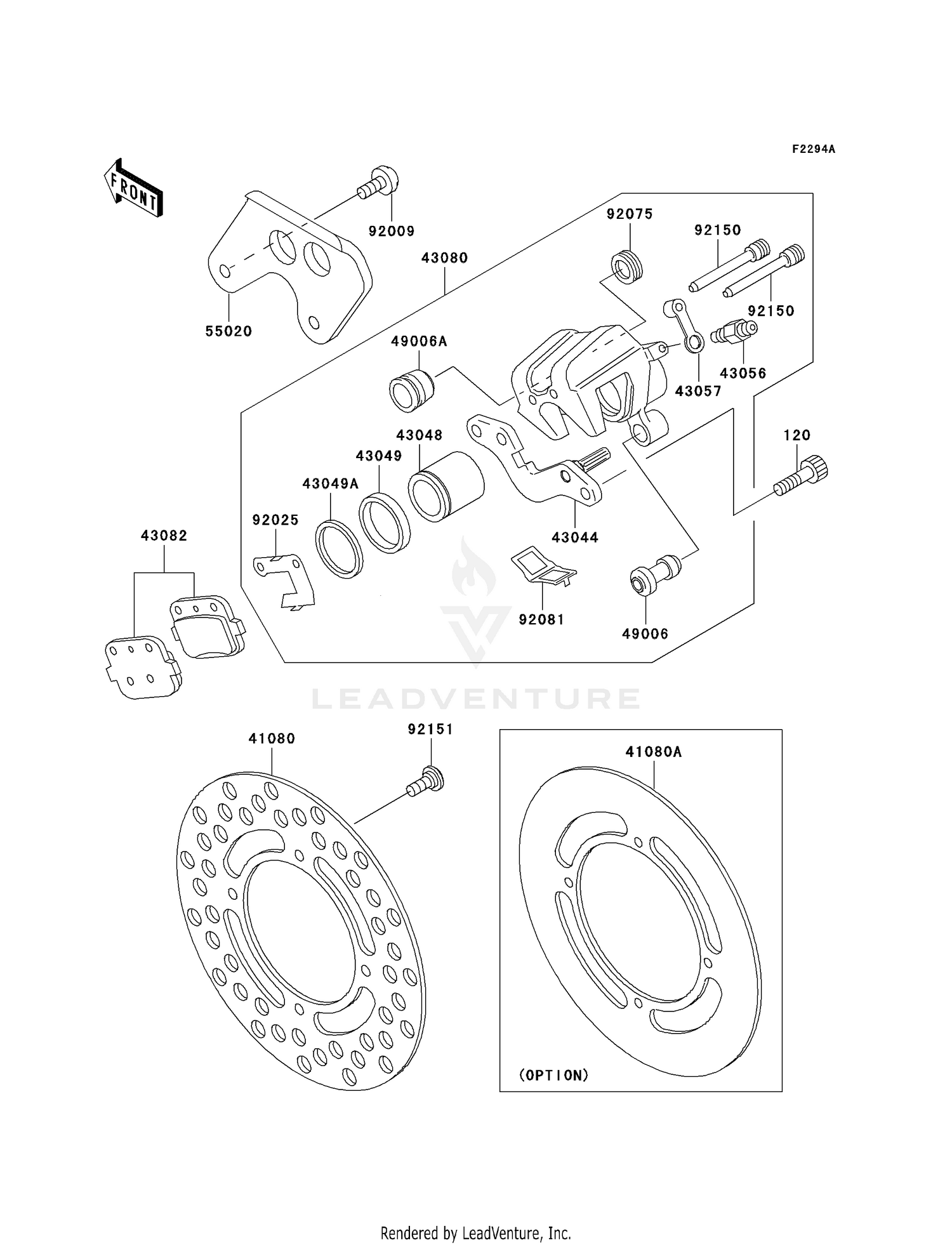 REAR BRAKE (D4/D5)