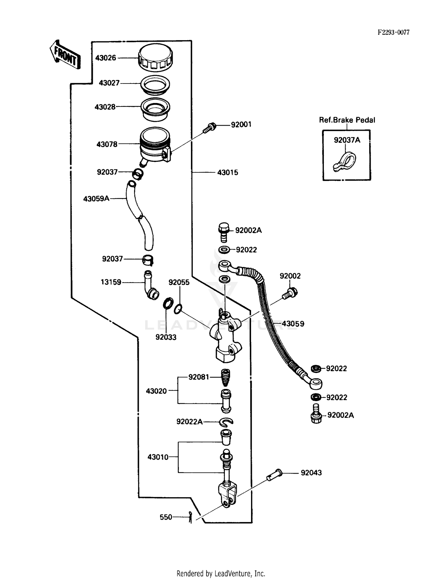 REAR MASTER CYLINDER