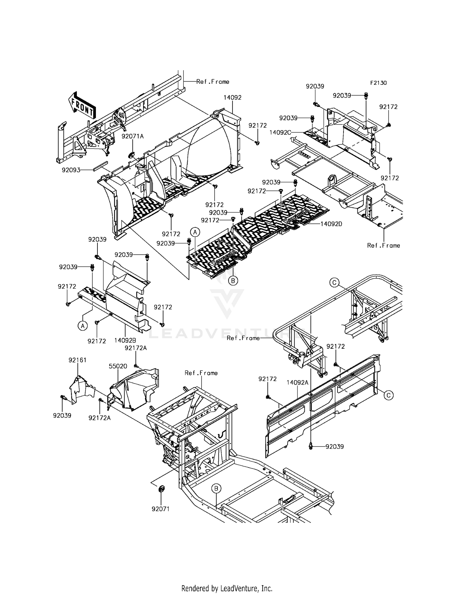 FRAME FITTINGS (FRONT)