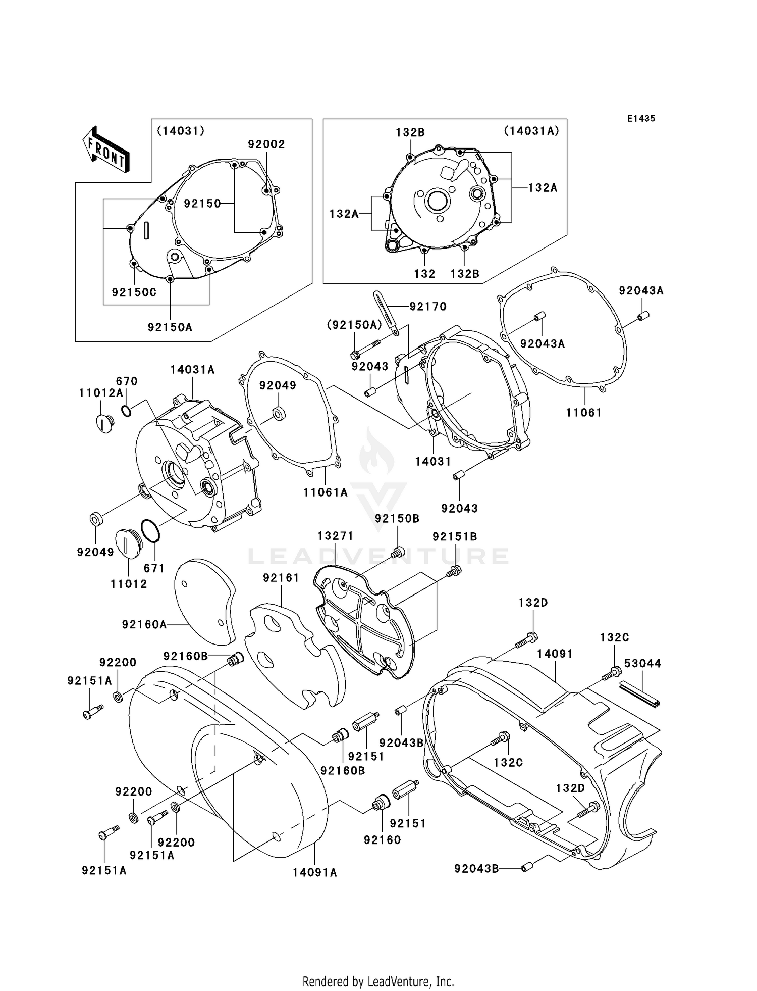 LEFT ENGINE COVER(S)