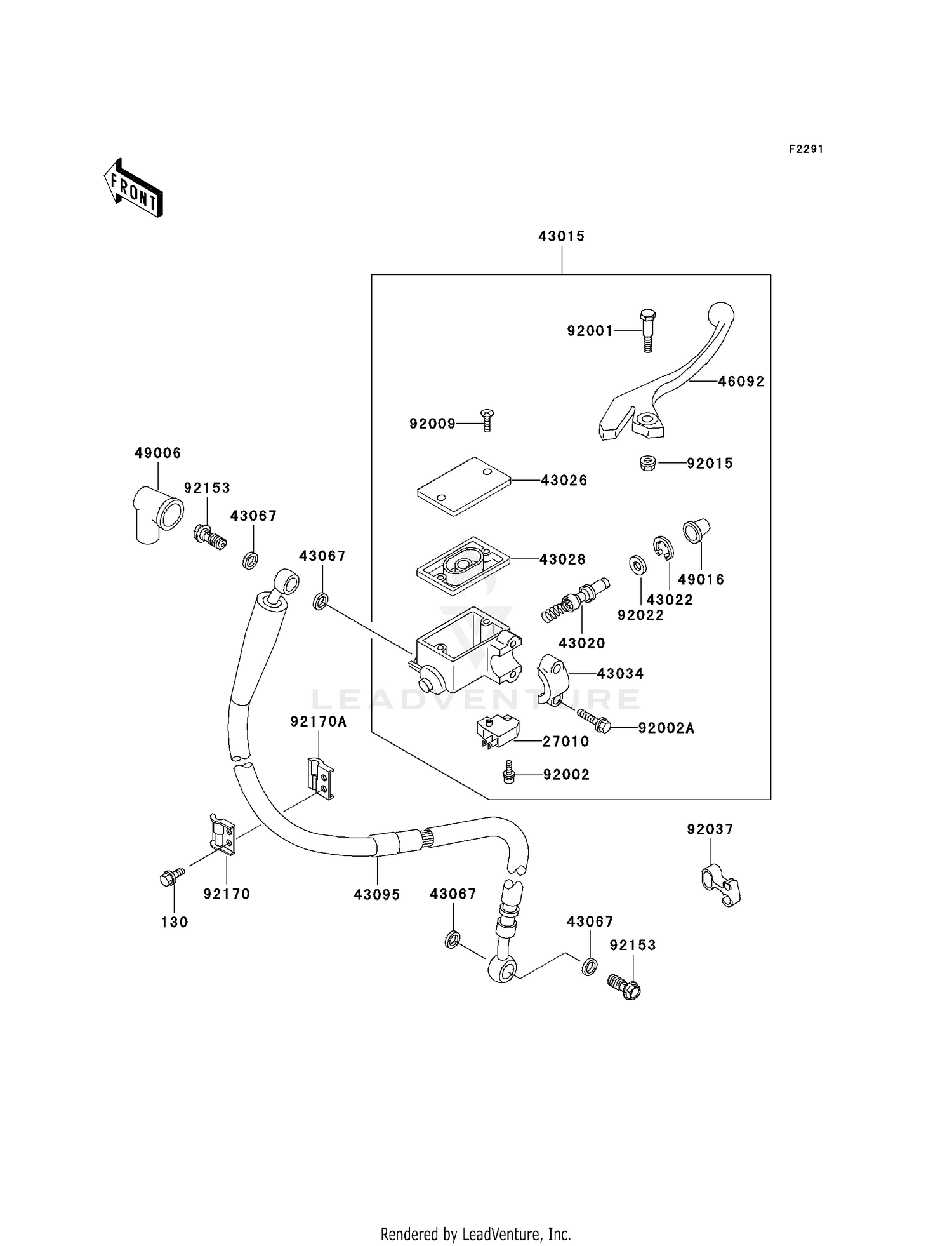 FRONT MASTER CYLINDER