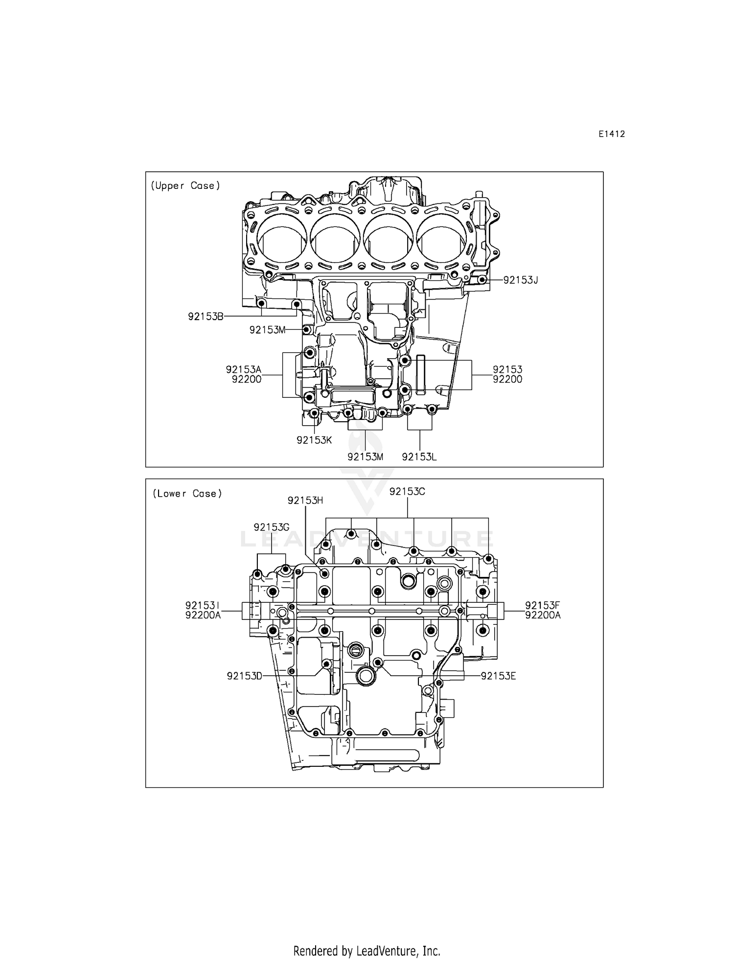 CRANKCASE BOLT PATTERN