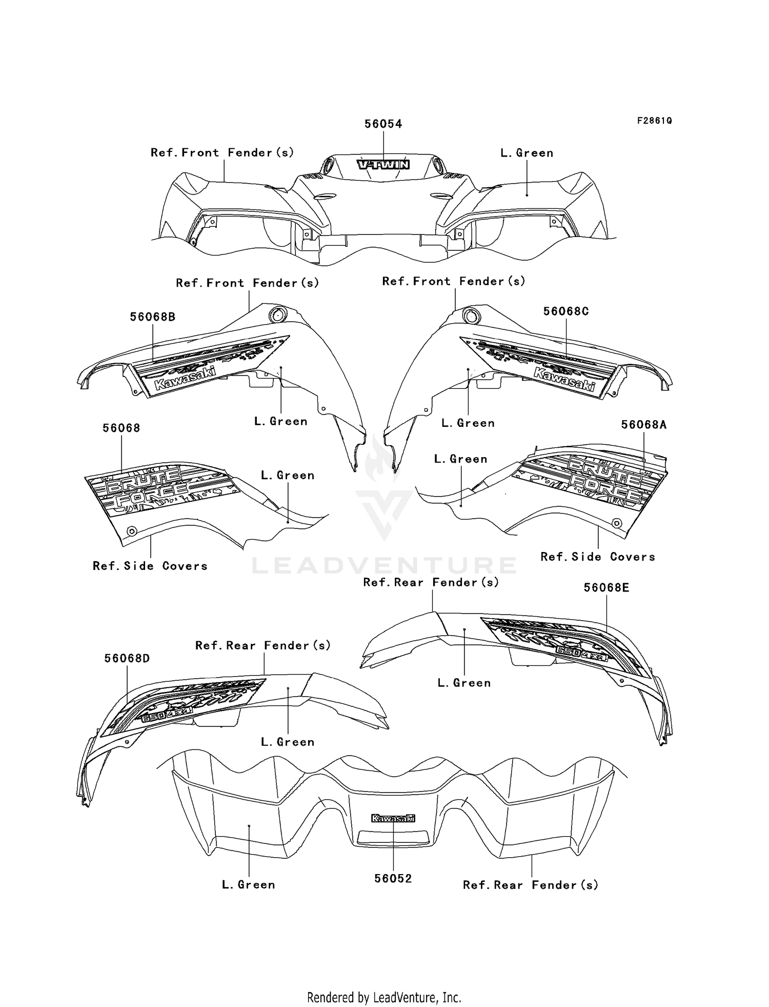 DECALS (L.GREEN)(DAF)
