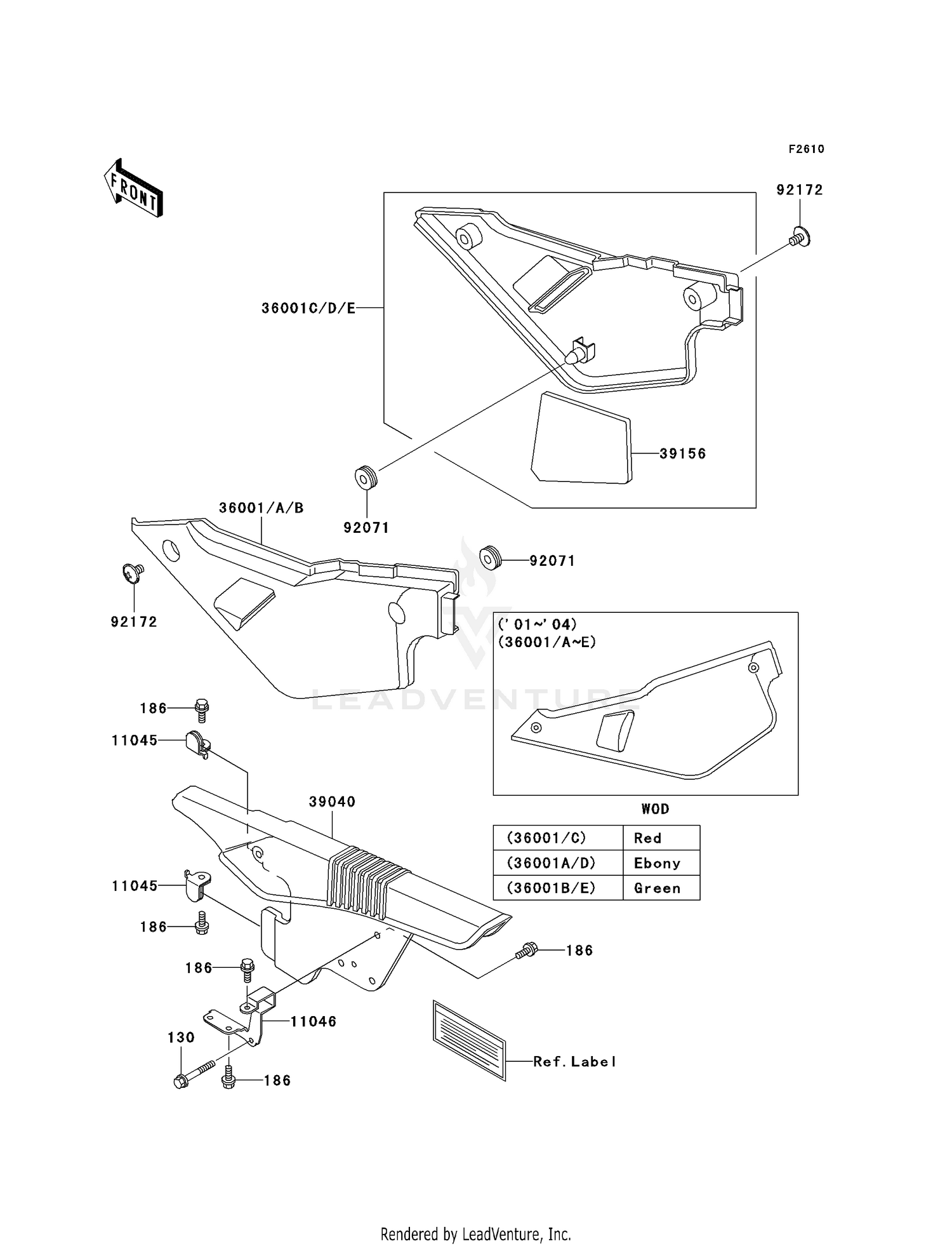 SIDE COVERS/CHAIN COVER