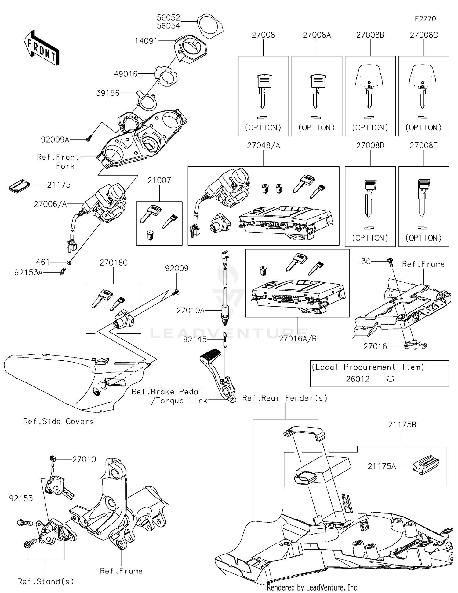 Ignition Switch/Locks/Reflectors