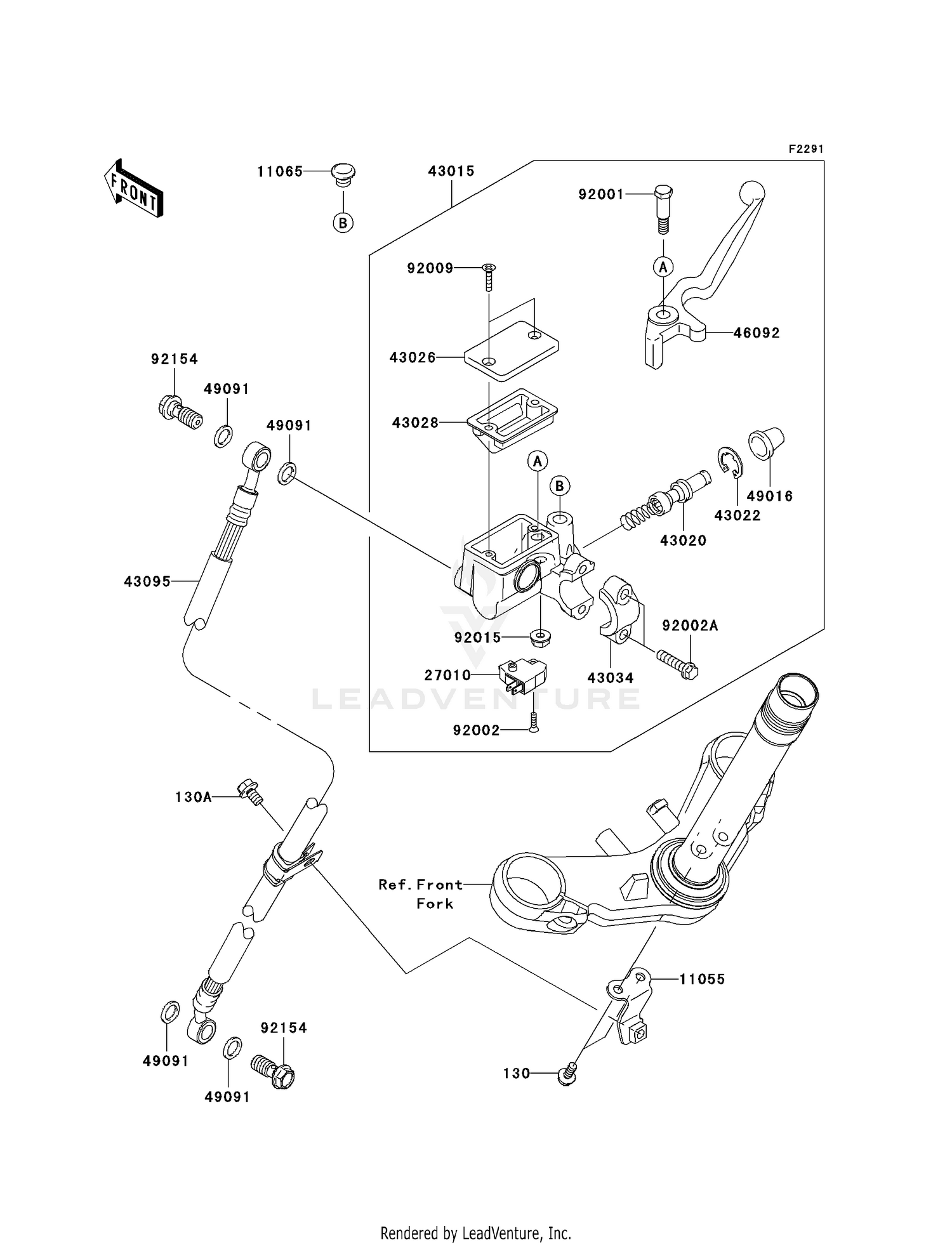 FRONT MASTER CYLINDER