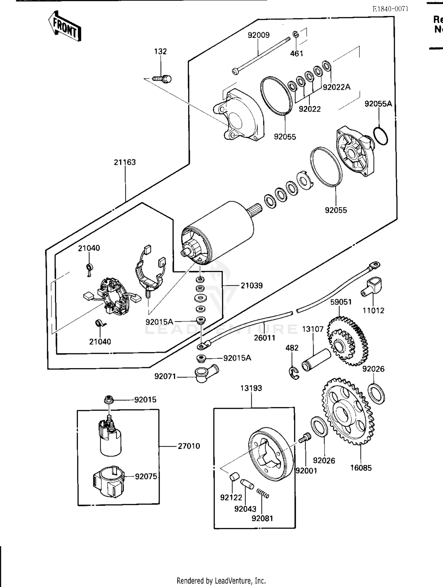 STARTER MOTOR/STARTER CLUTCH