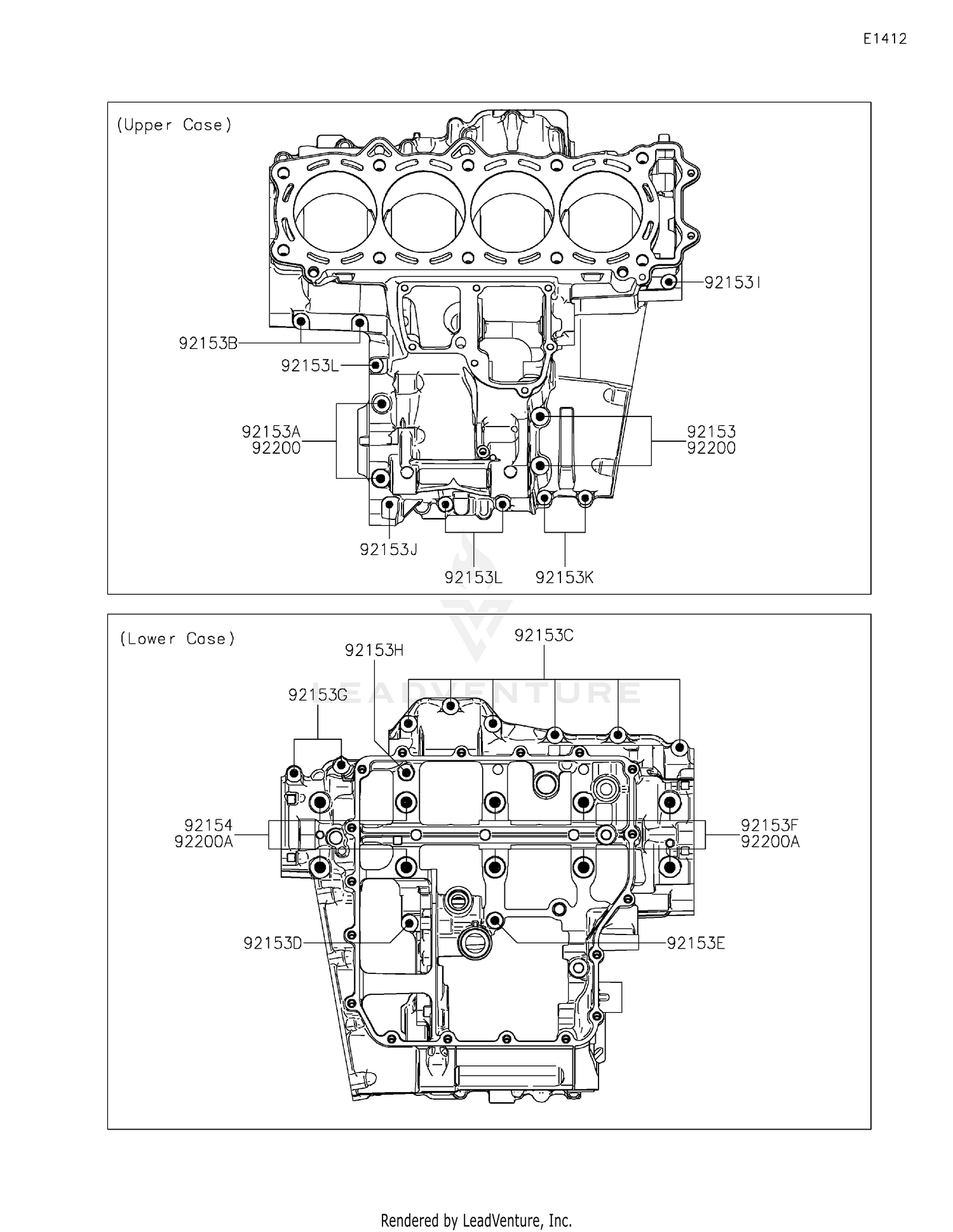 Crankcase Bolt Pattern