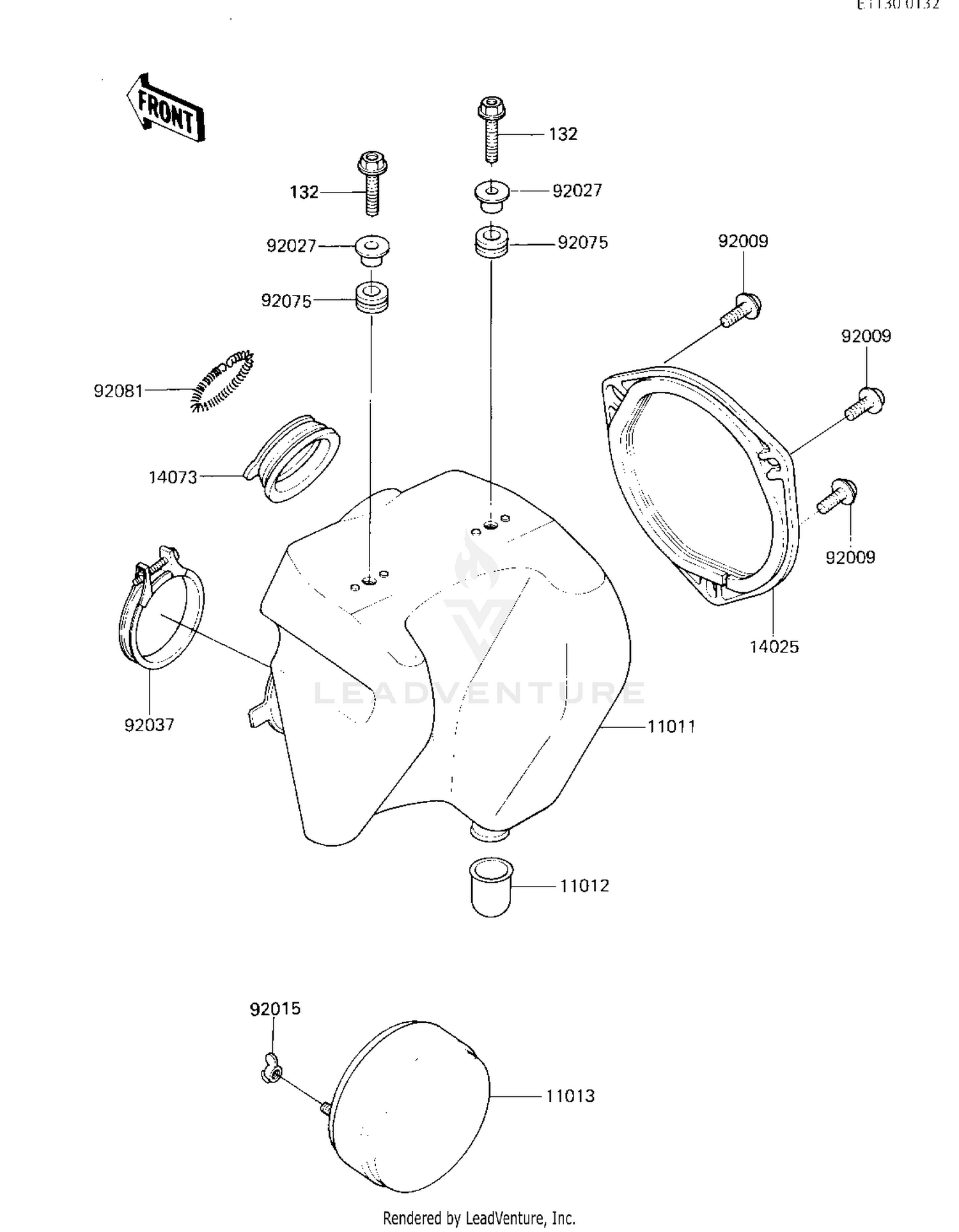 AIR CLEANER ('85 A2)
