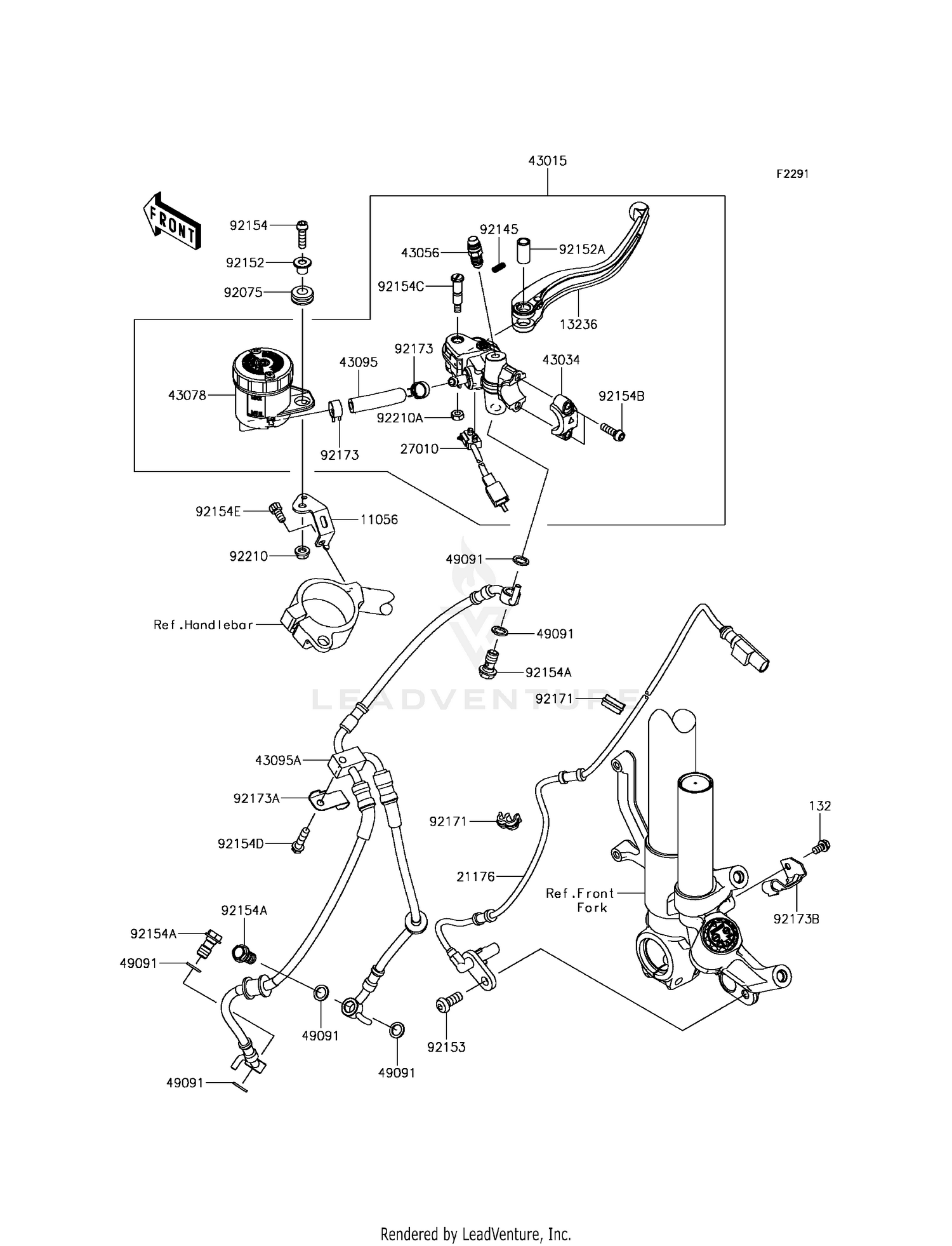 FRONT MASTER CYLINDER
