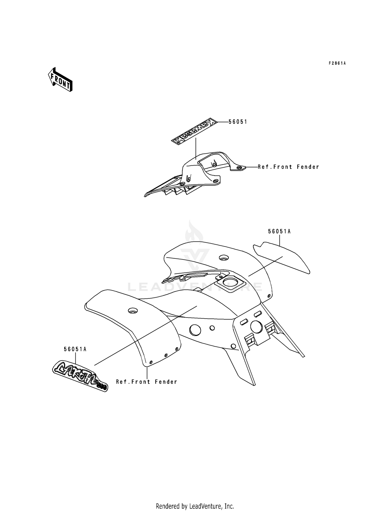 DECALS (RED)(KEF300-A1)