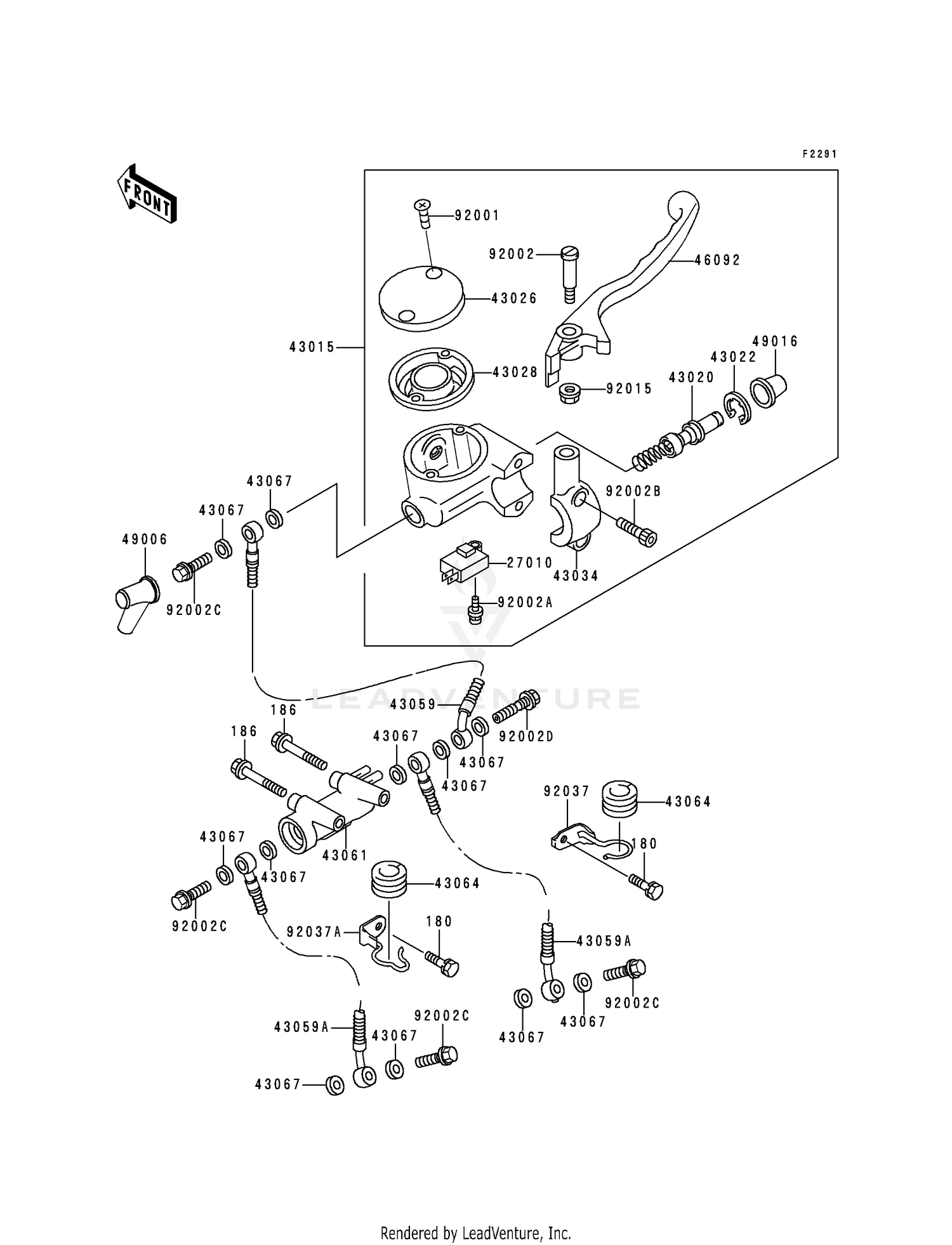 FRONT MASTER CYLINDER
