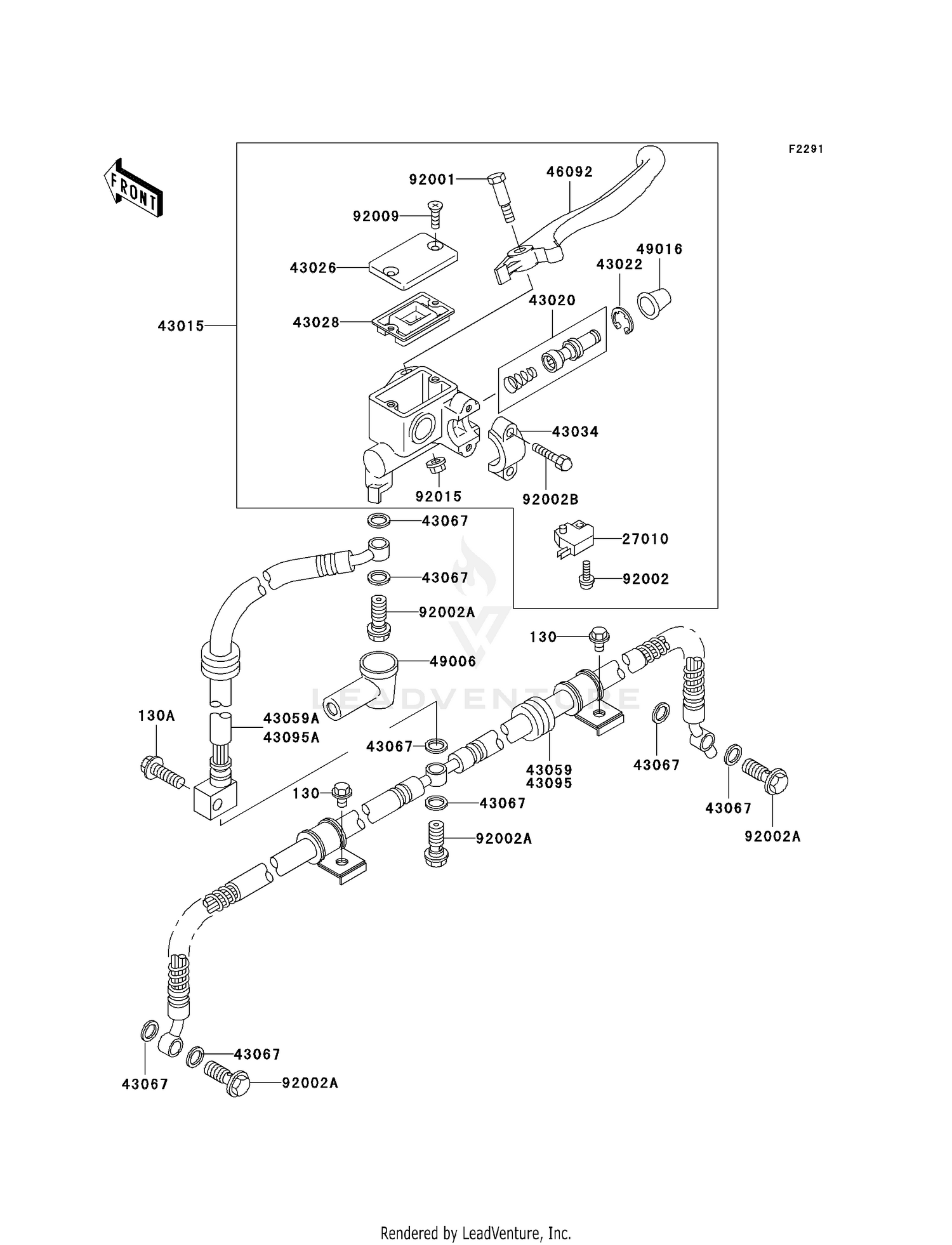FRONT MASTER CYLINDER