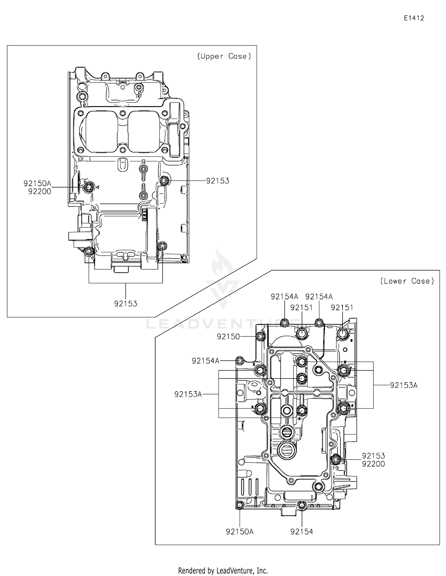 Crankcase Bolt Pattern