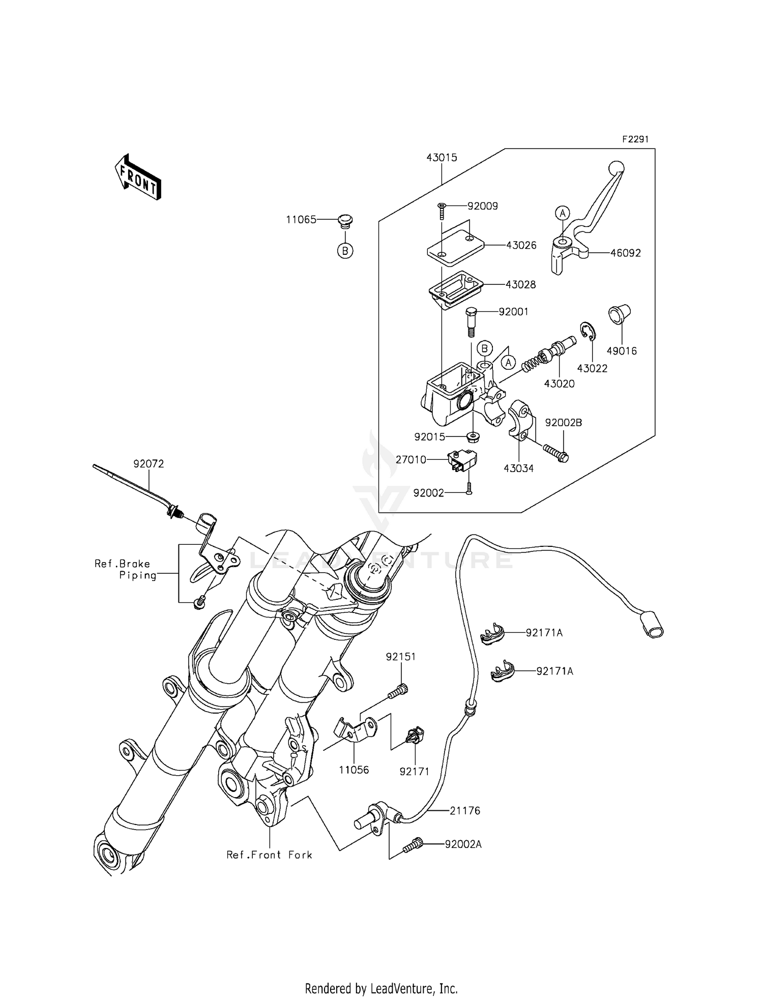 FRONT MASTER CYLINDER