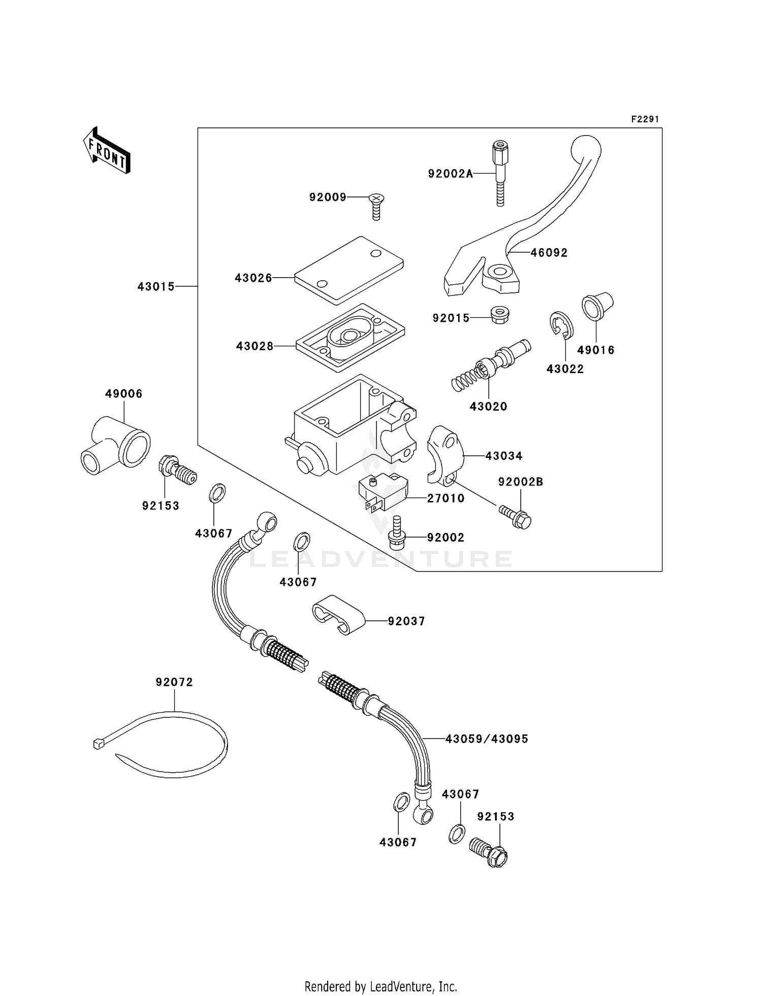 FRONT MASTER CYLINDER