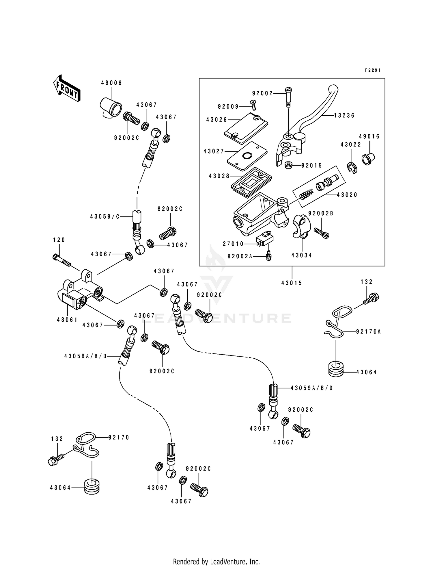 FRONT MASTER CYLINDER