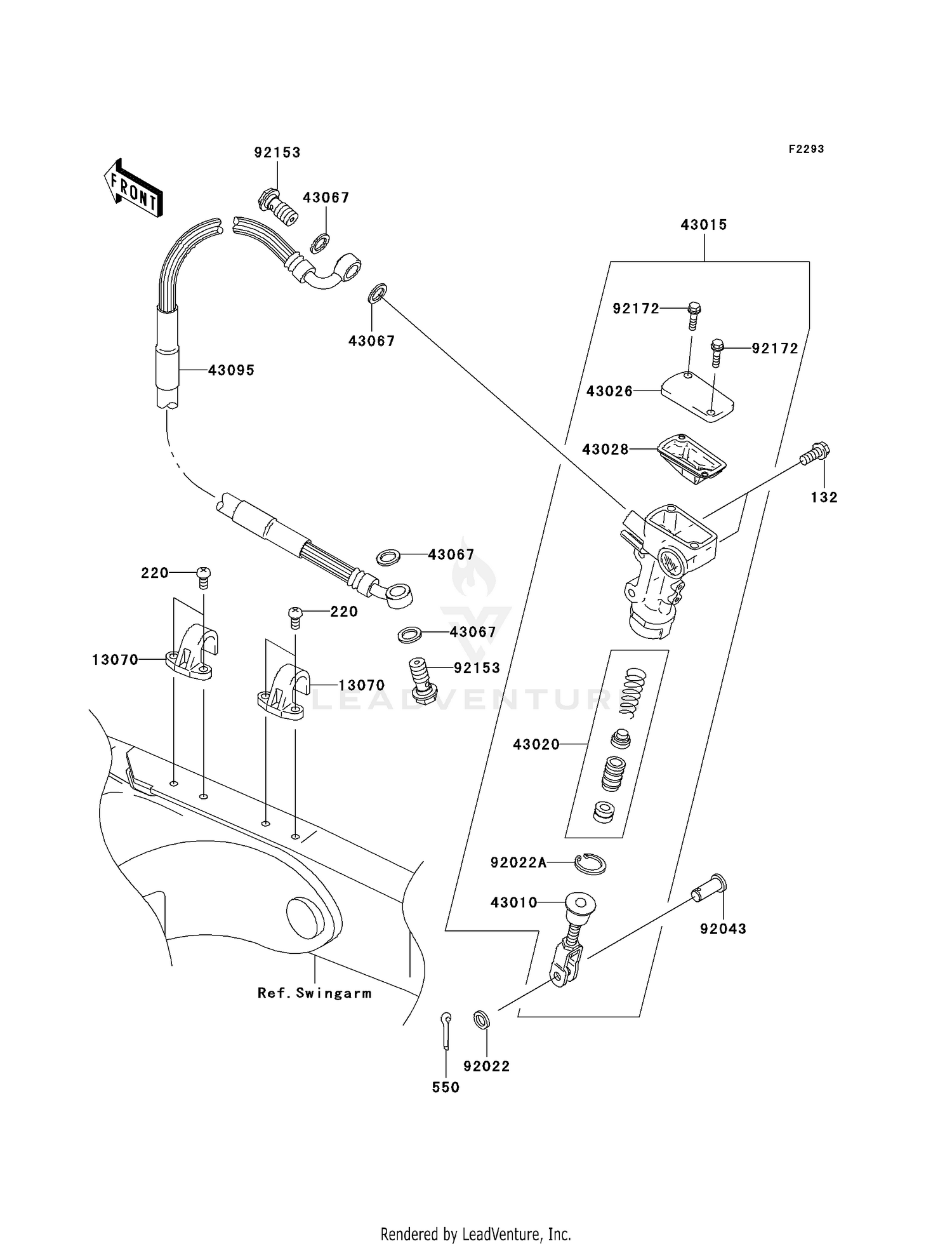 REAR MASTER CYLINDER