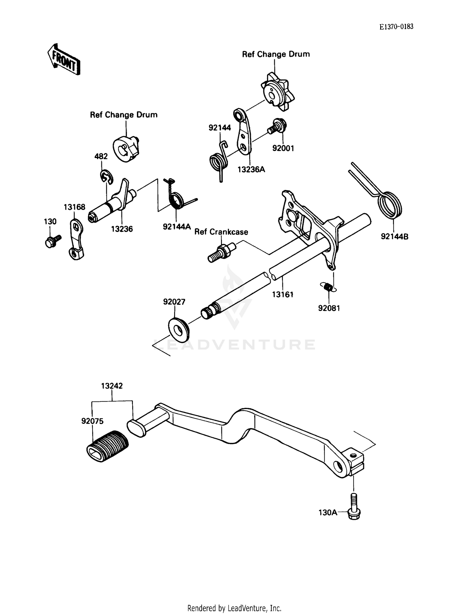 GEAR CHANGE MECHANISM