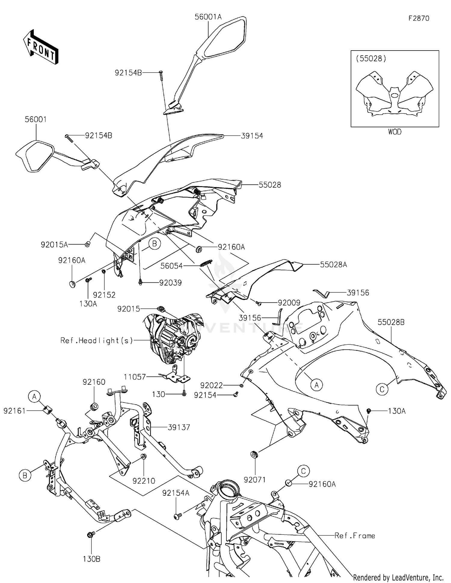 Shop OEM 2024 Kawasaki NINJA 7 HYBRID Motorcycle Parts | MotoSport