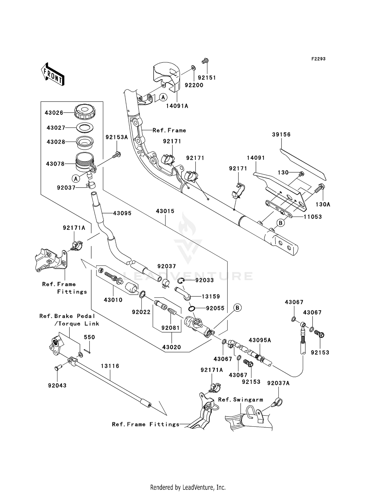 REAR MASTER CYLINDER (A1)