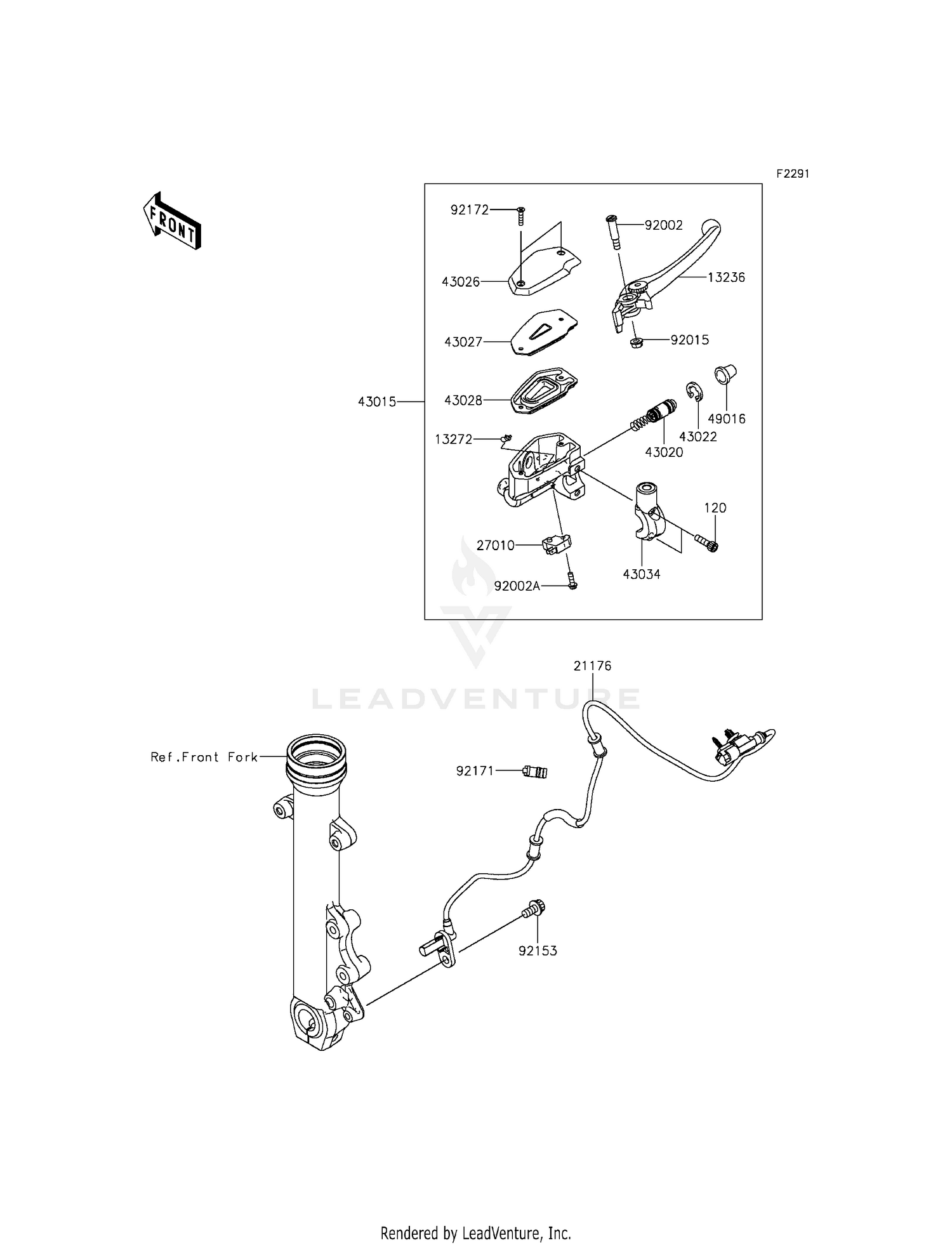 FRONT MASTER CYLINDER
