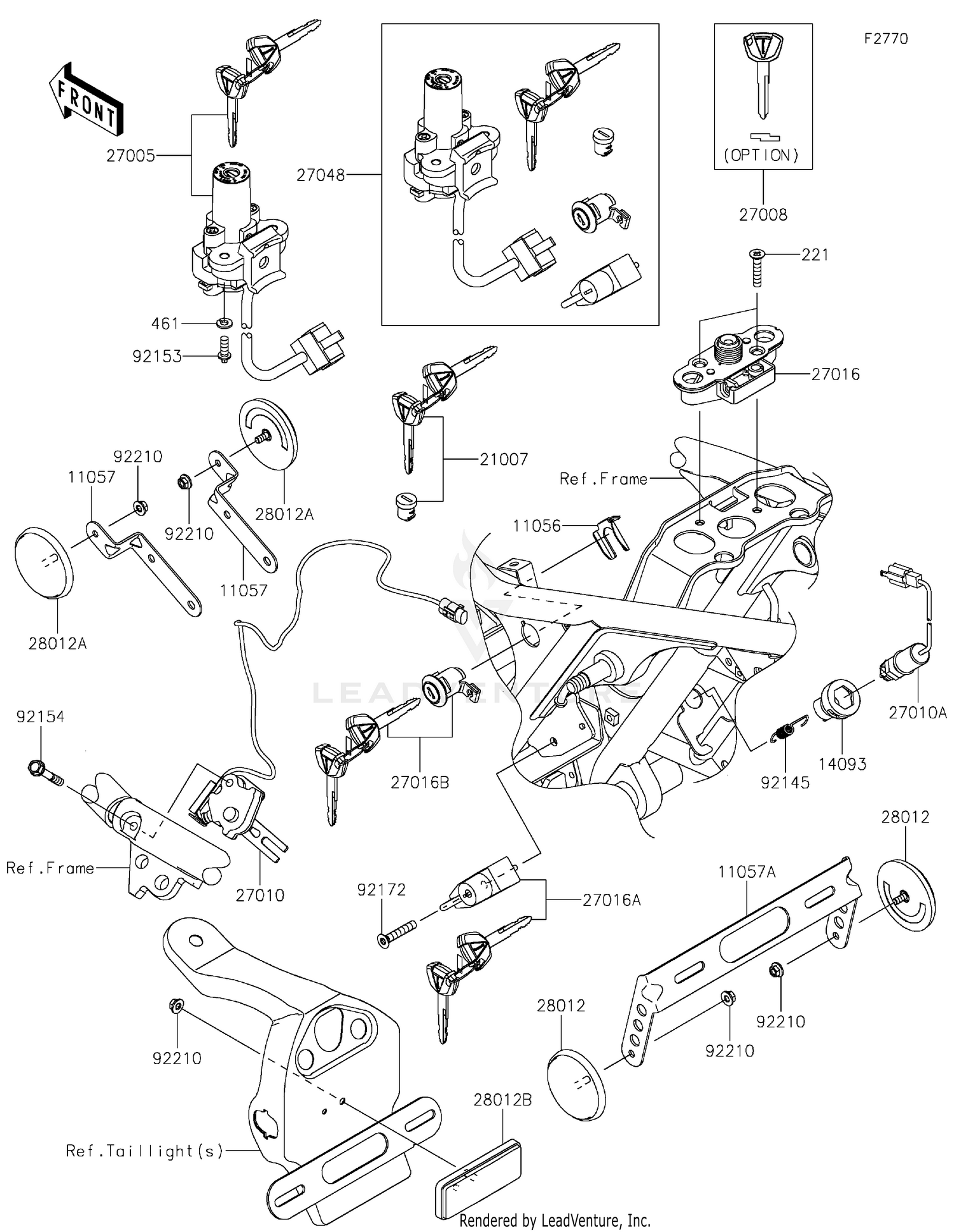 Ignition Switch/Locks/Reflectors