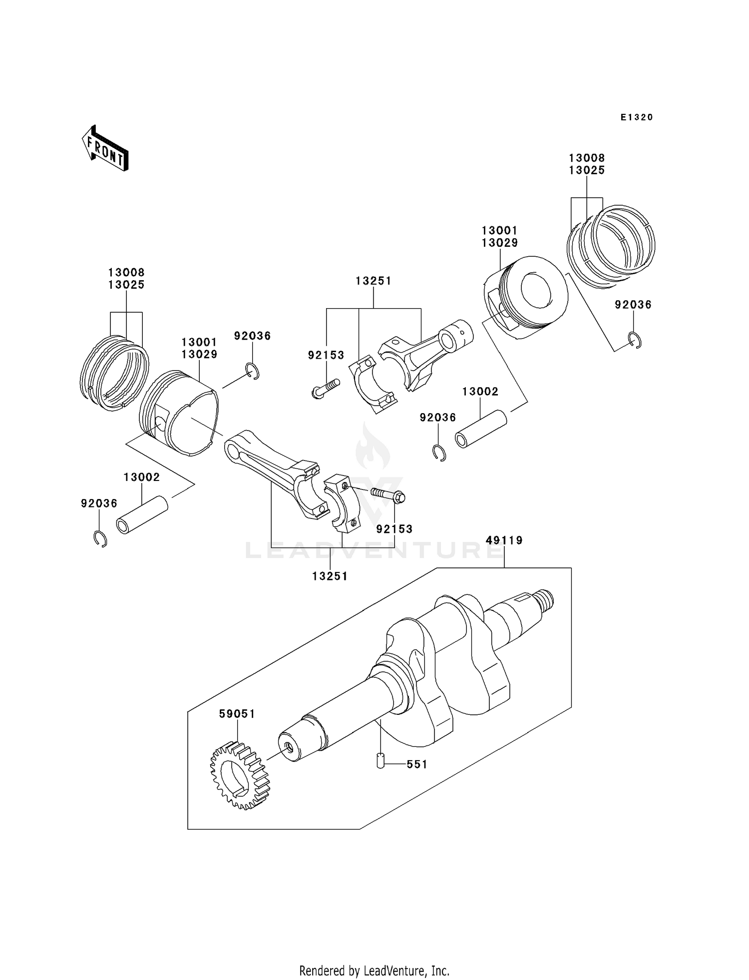 CRANKSHAFT/PISTON(S)