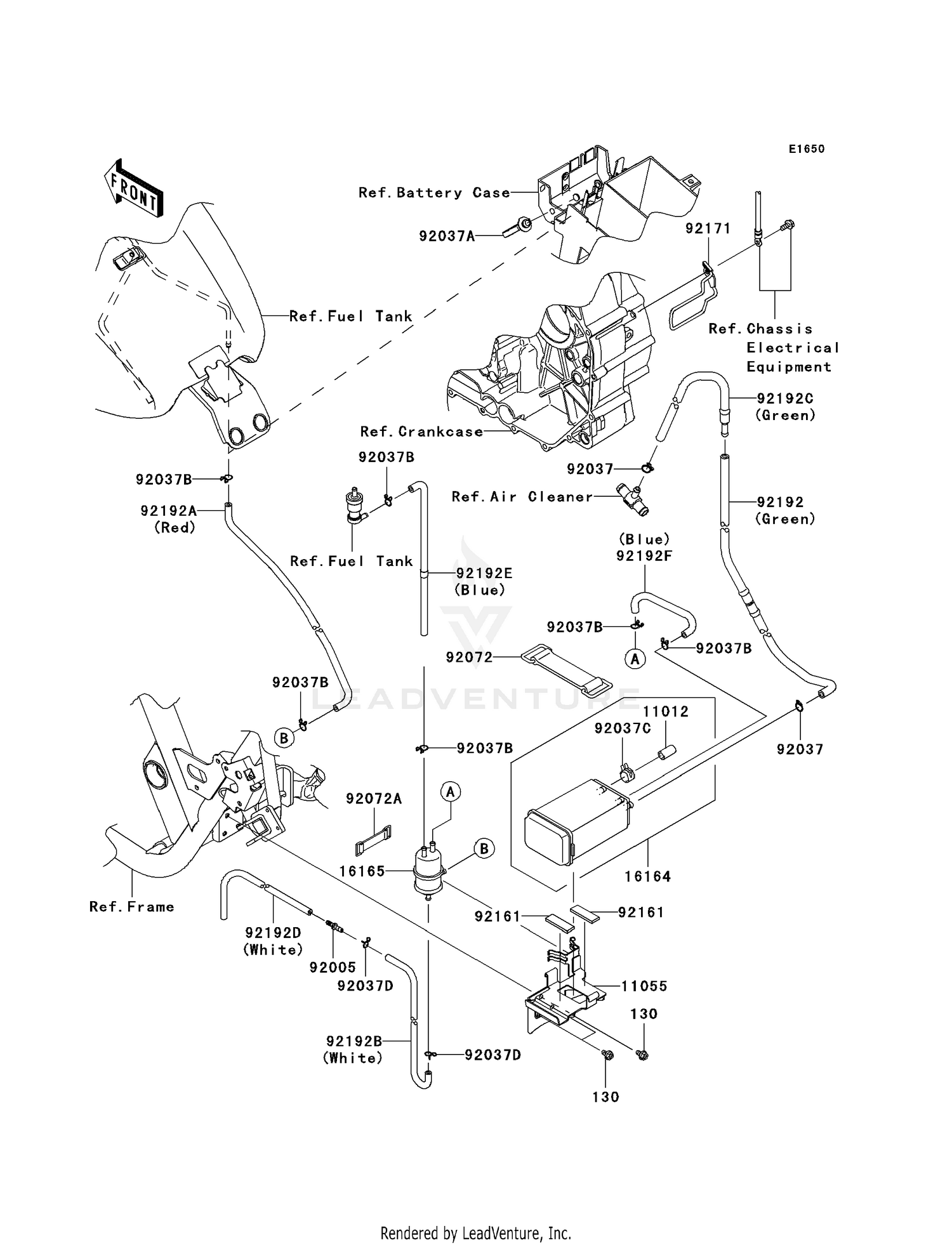 FUEL EVAPORATIVE SYSTEM (CA)