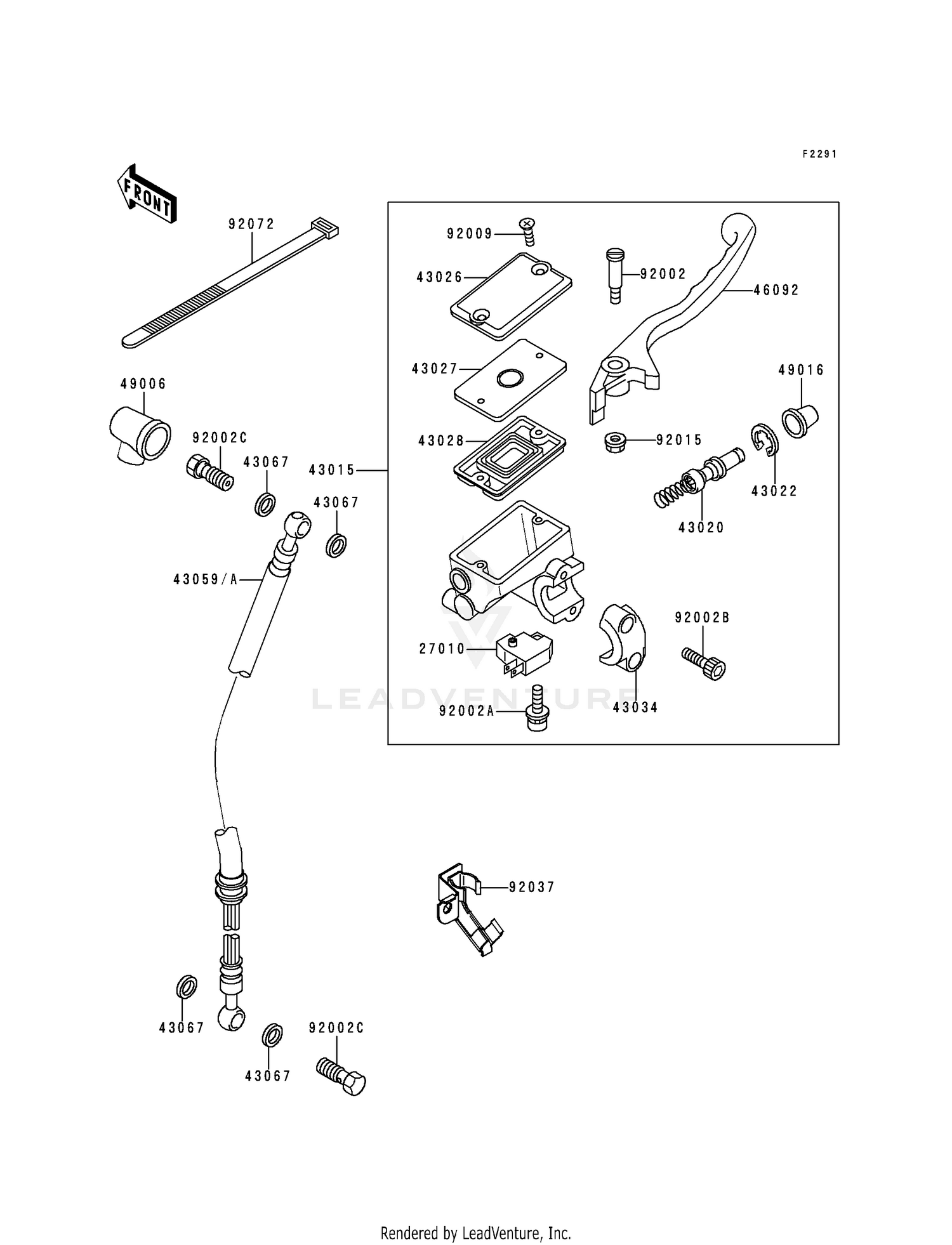 FRONT MASTER CYLINDER