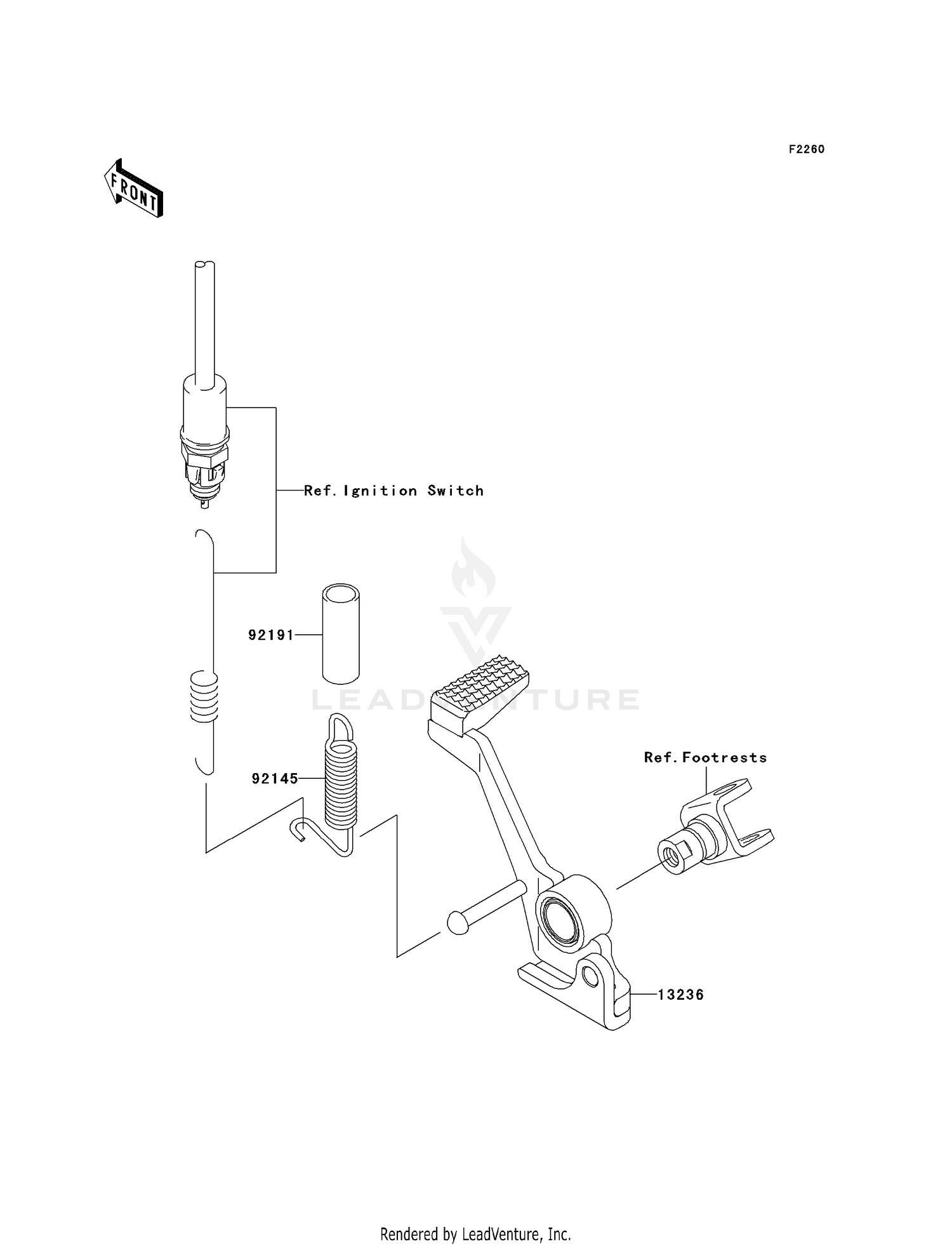 BRAKE PEDAL/TORQUE LINK