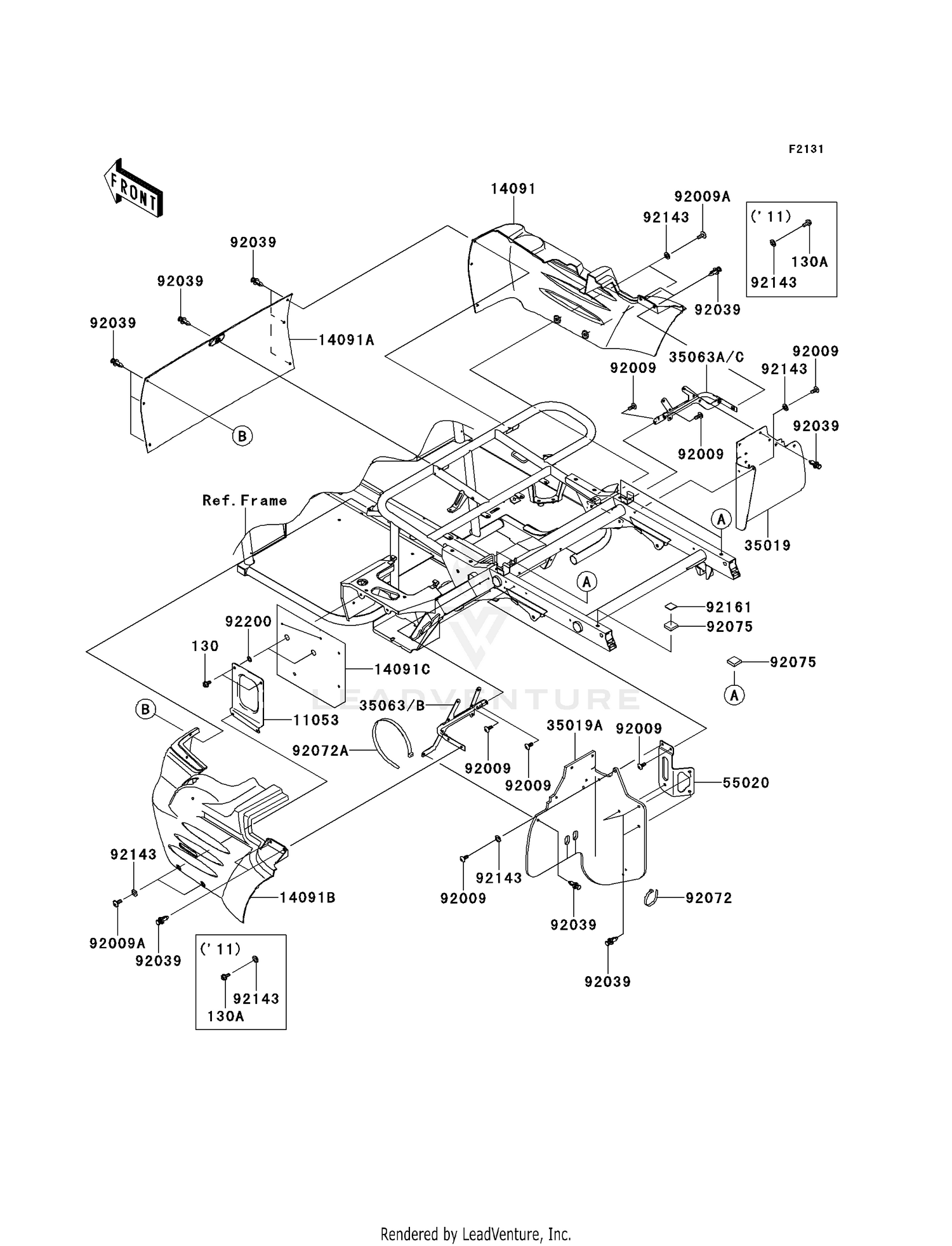 FRAME FITTINGS (REAR)