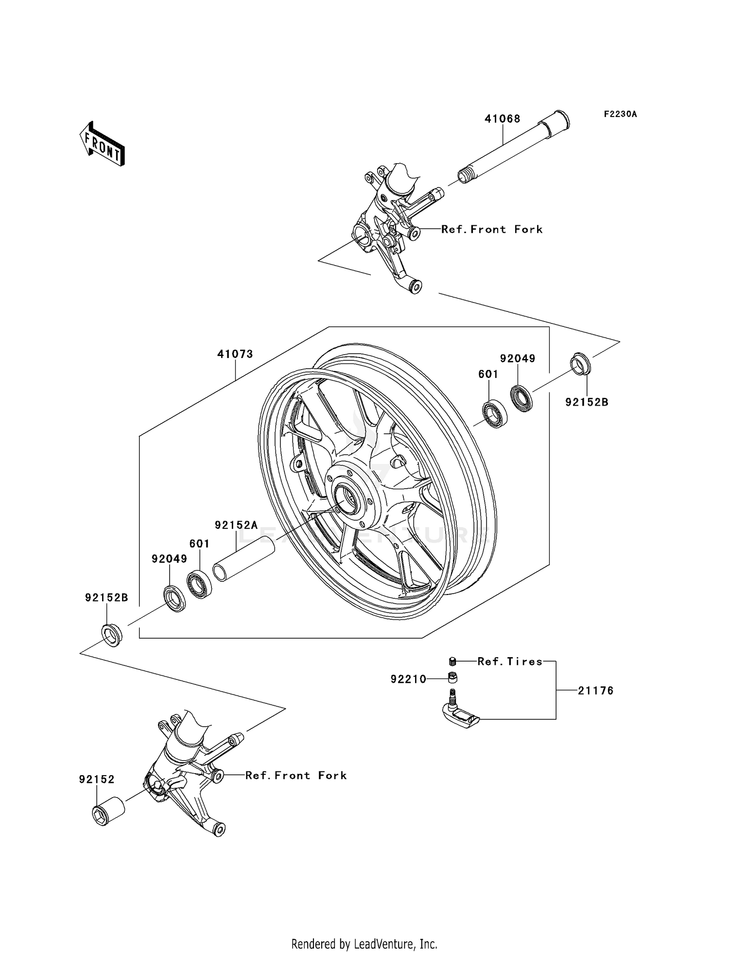 FRONT WHEEL (CEF)