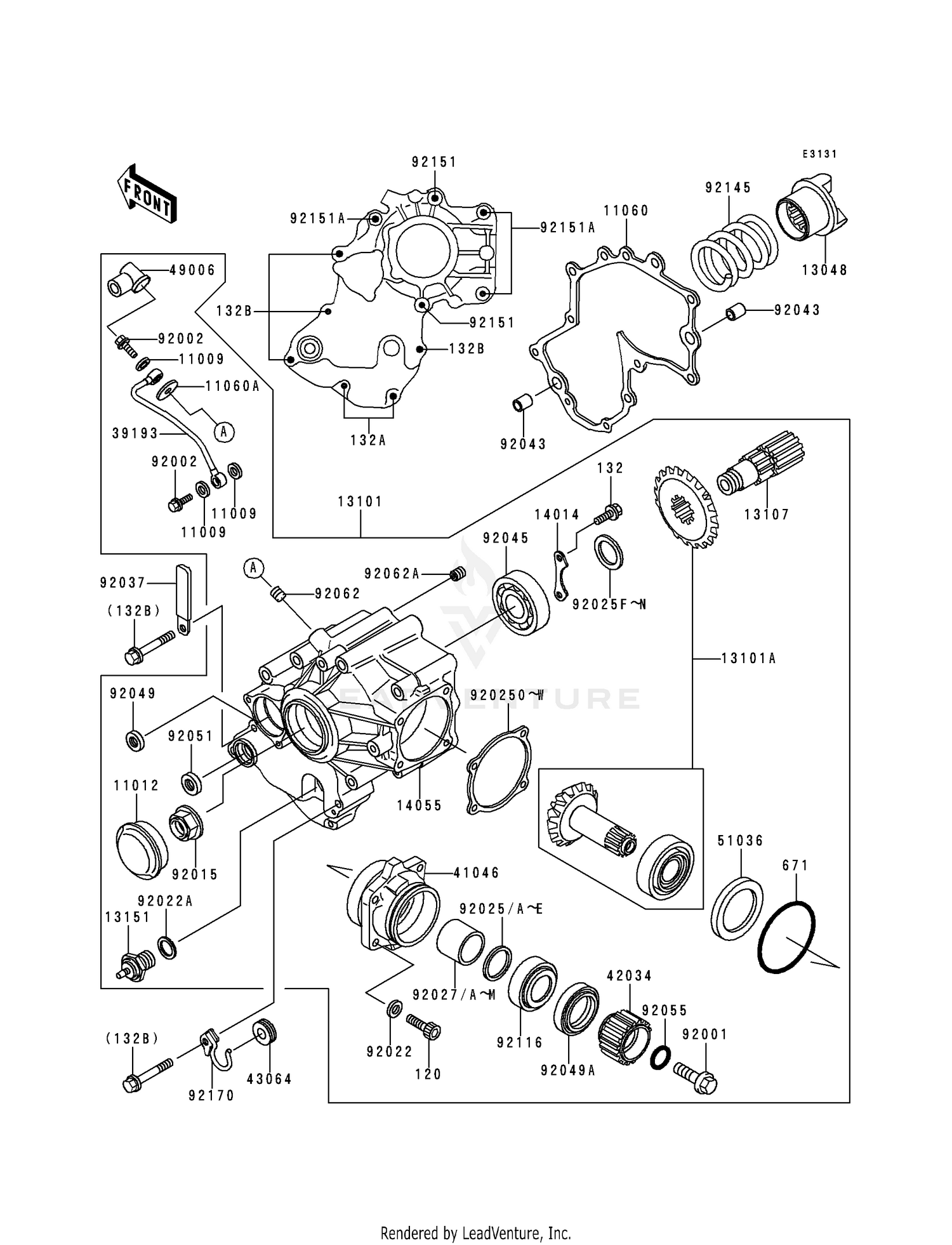 FRONT BEVEL GEAR