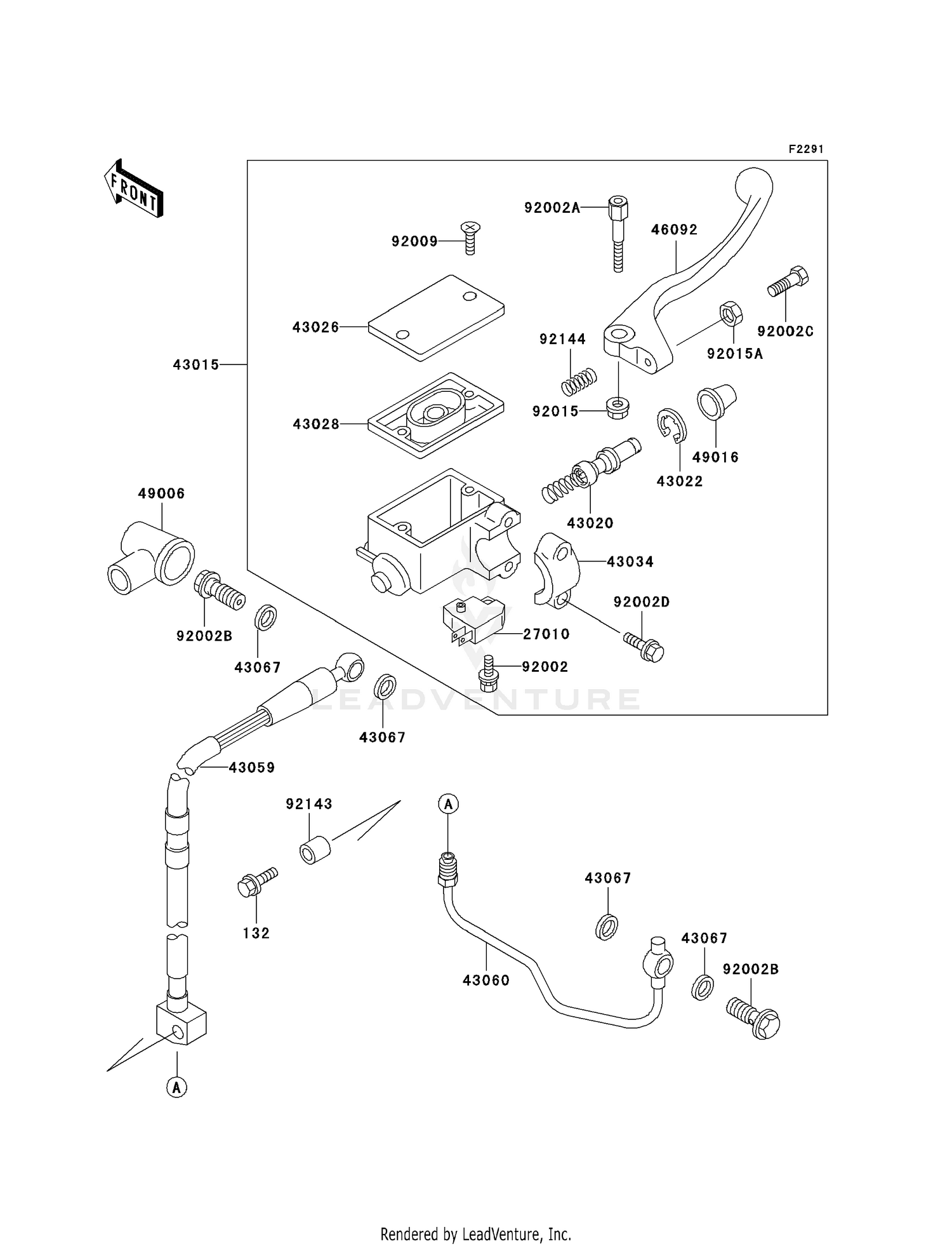 FRONT MASTER CYLINDER
