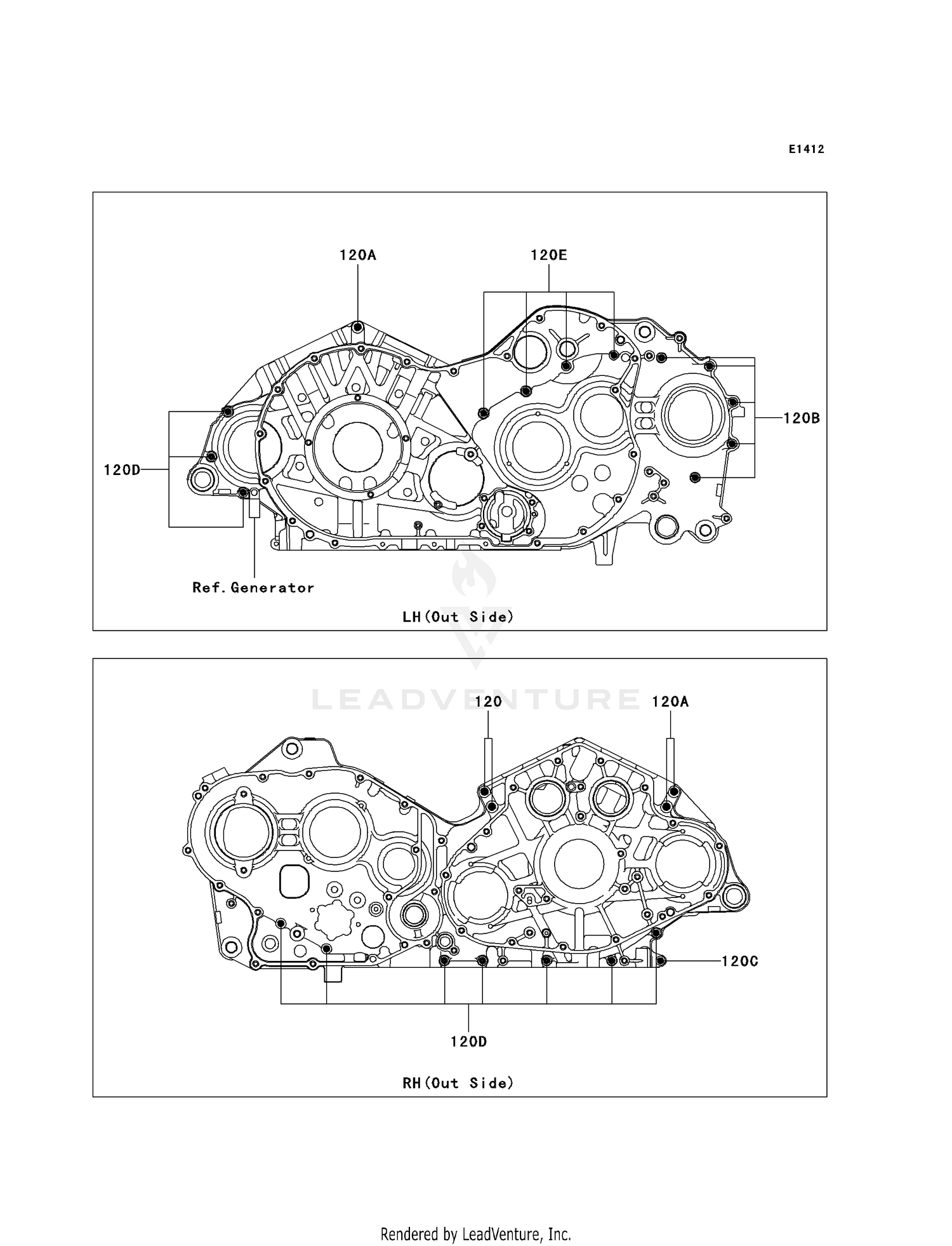 CRANKCASE BOLT PATTERN