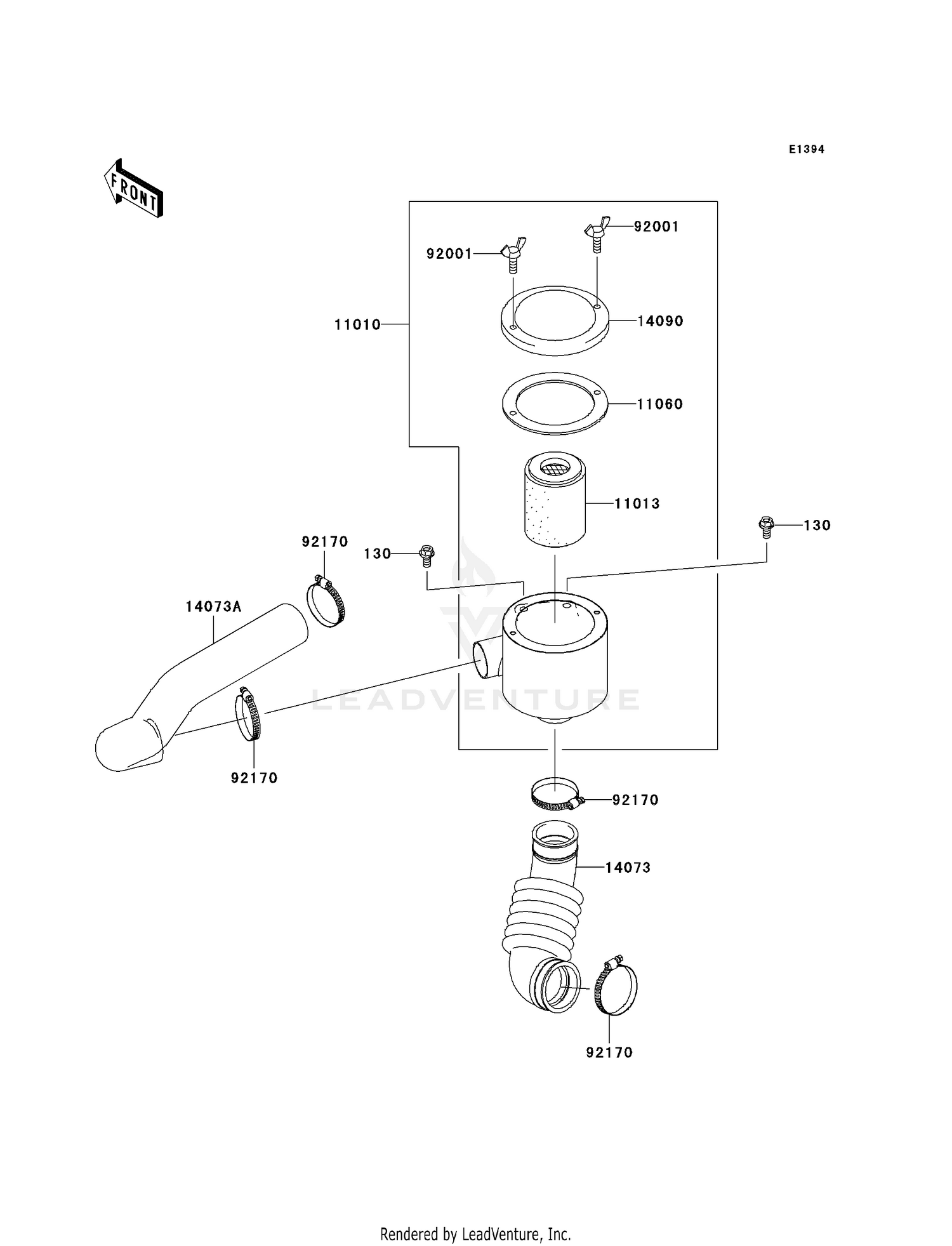 AIR CLEANER-BELT CONVERTER
