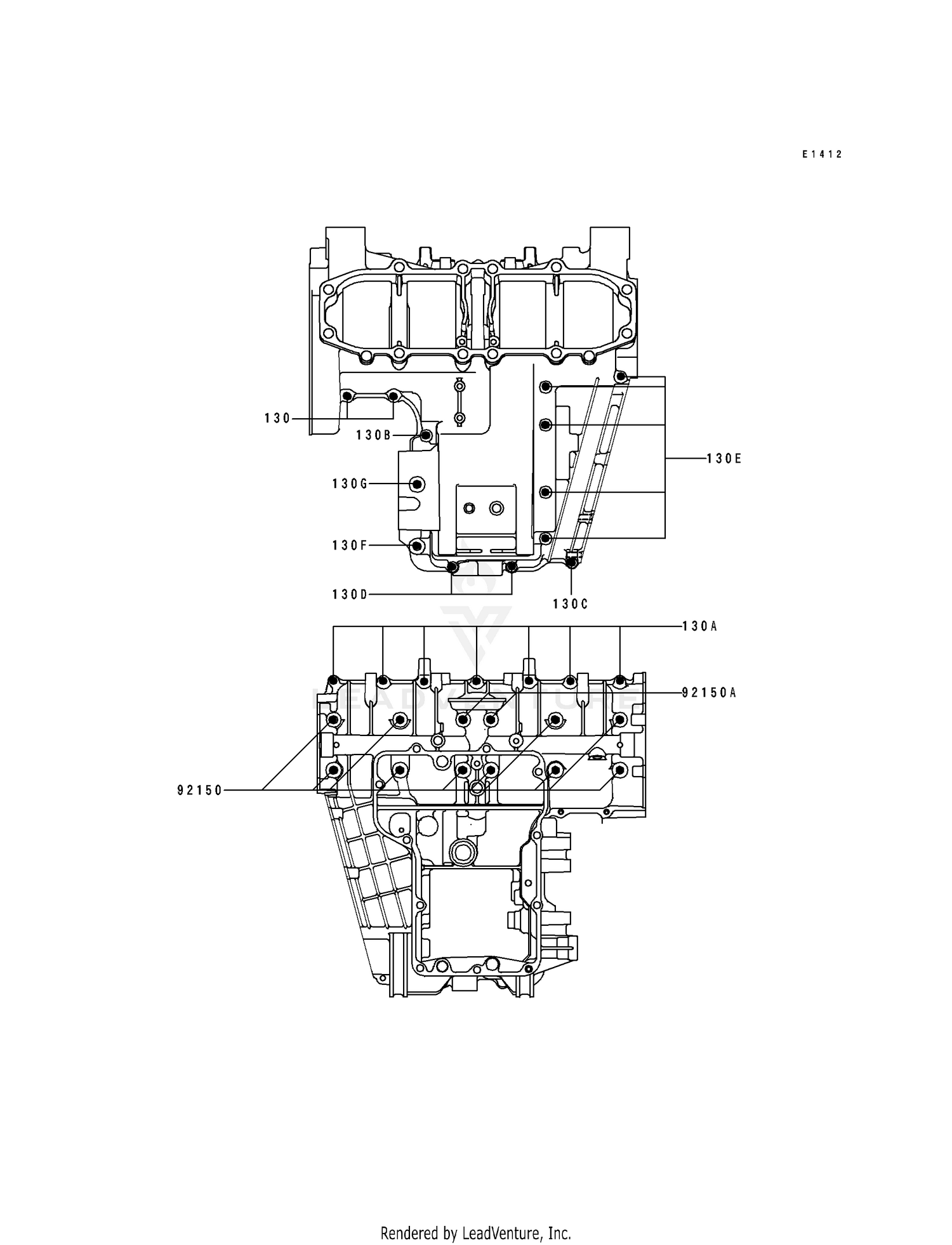 CRANKCASE BOLT PATTERN