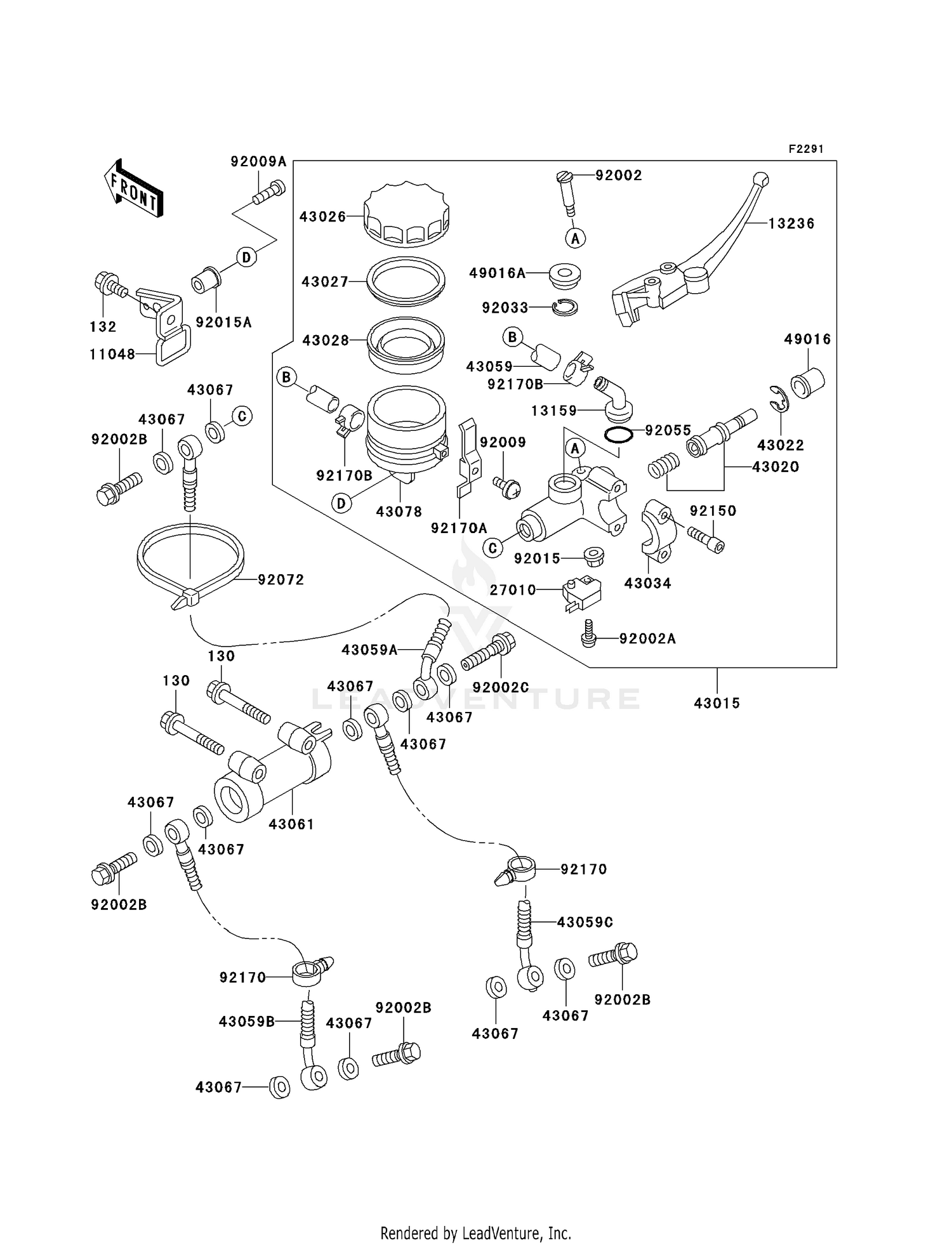 FRONT MASTER CYLINDER