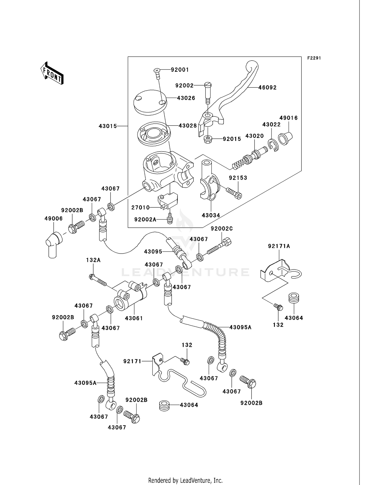 FRONT MASTER CYLINDER