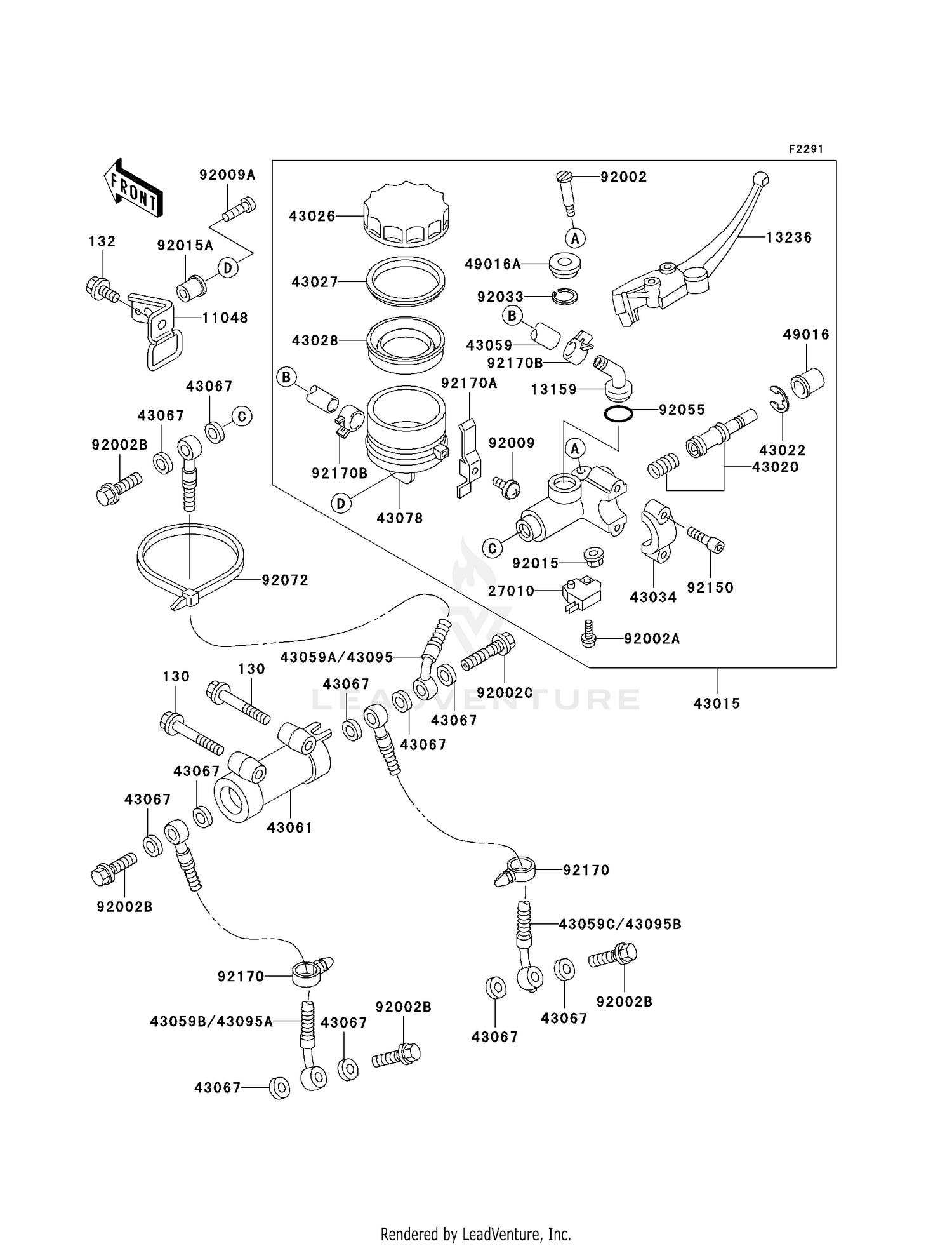 FRONT MASTER CYLINDER