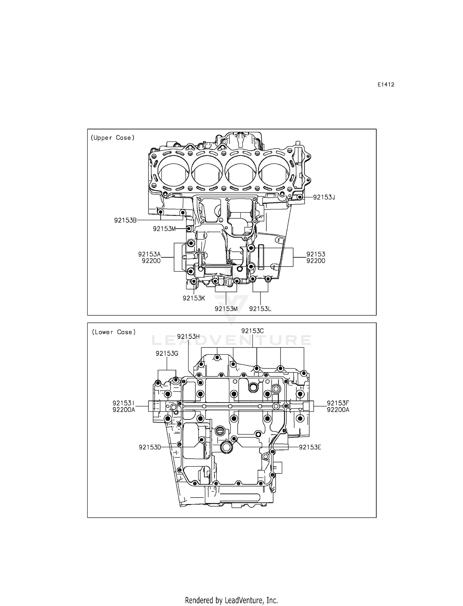 CRANKCASE BOLT PATTERN