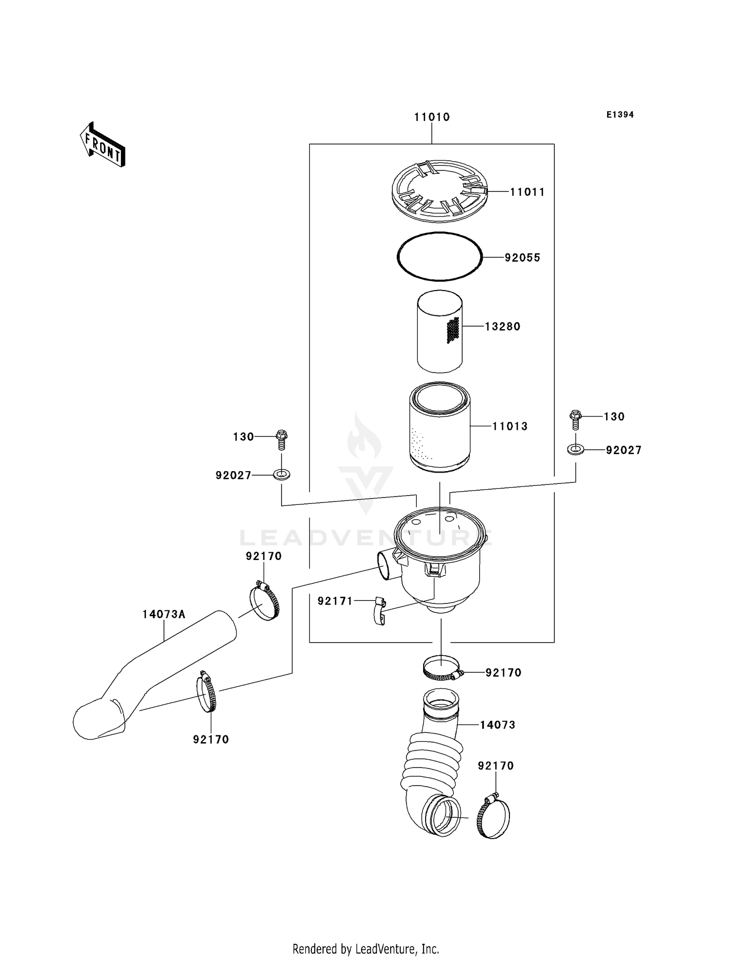 AIR CLEANER-BELT CONVERTER