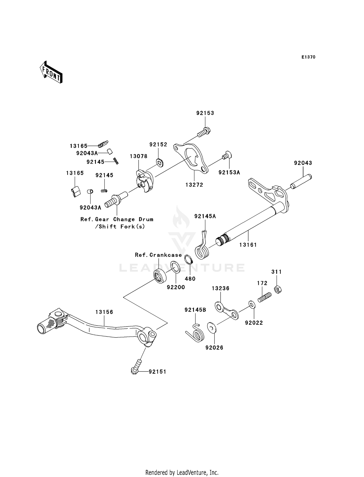 GEAR CHANGE MECHANISM