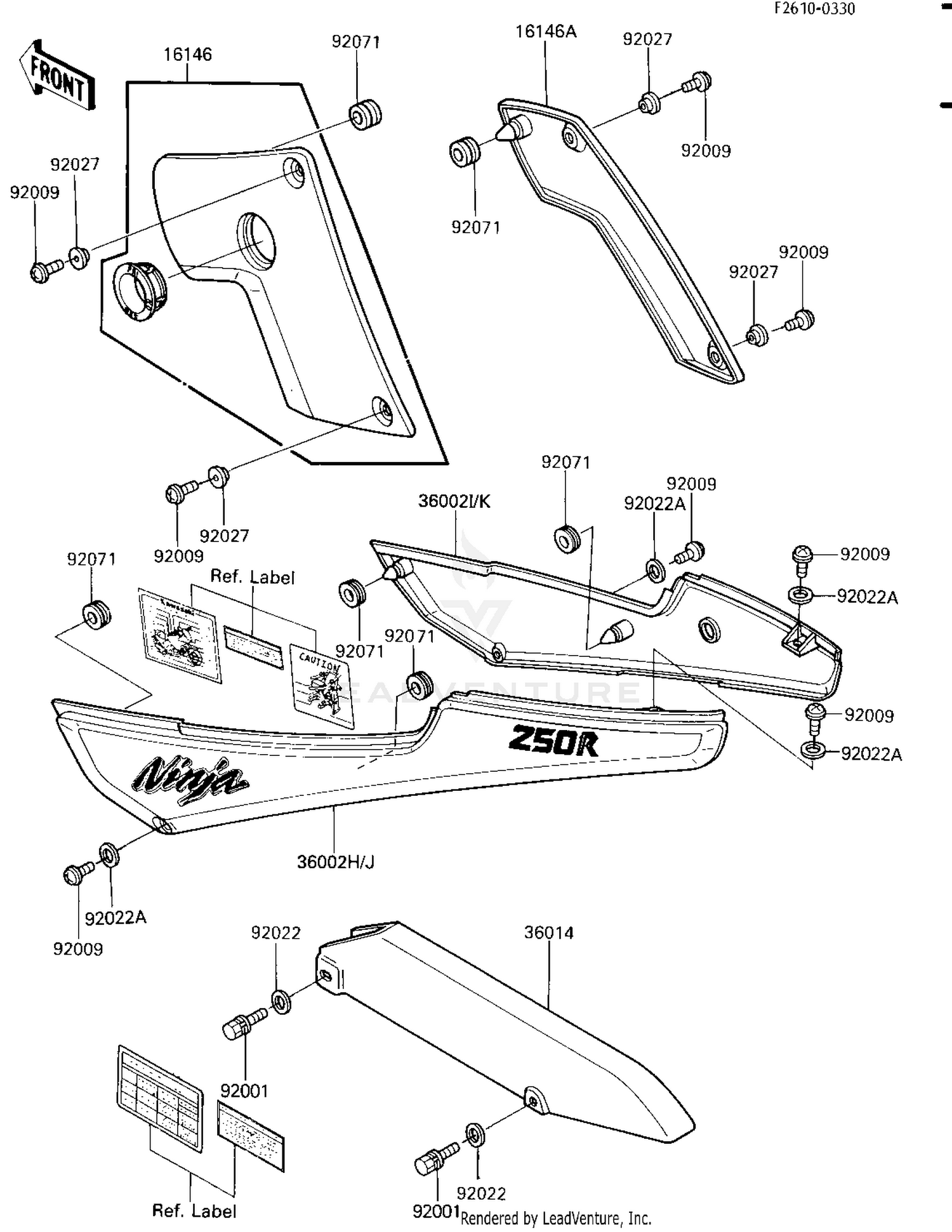 SIDE COVERS/CHAIN COVER
