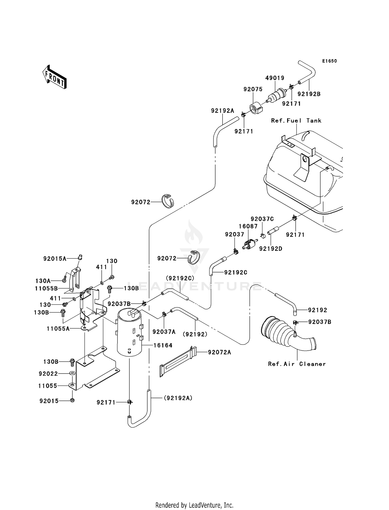 FUEL EVAPORATIVE SYSTEM (BBF)